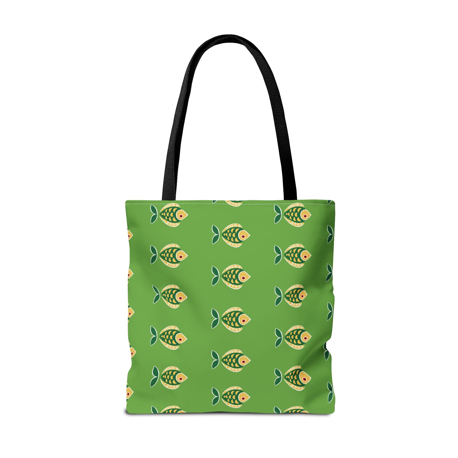 Midwest Mod Green Fish Tote Bag, Eco-Friendly Shopping Bag, Beach Tote, Gift for Nature Lovers, Summer Accessory, Lightweight Carryall
