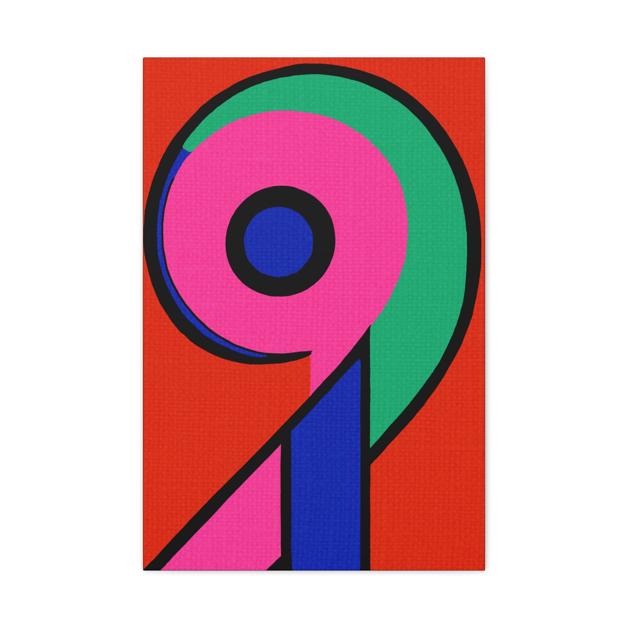 The Number Nine - Matte Canvas, Stretched, 1.25"
