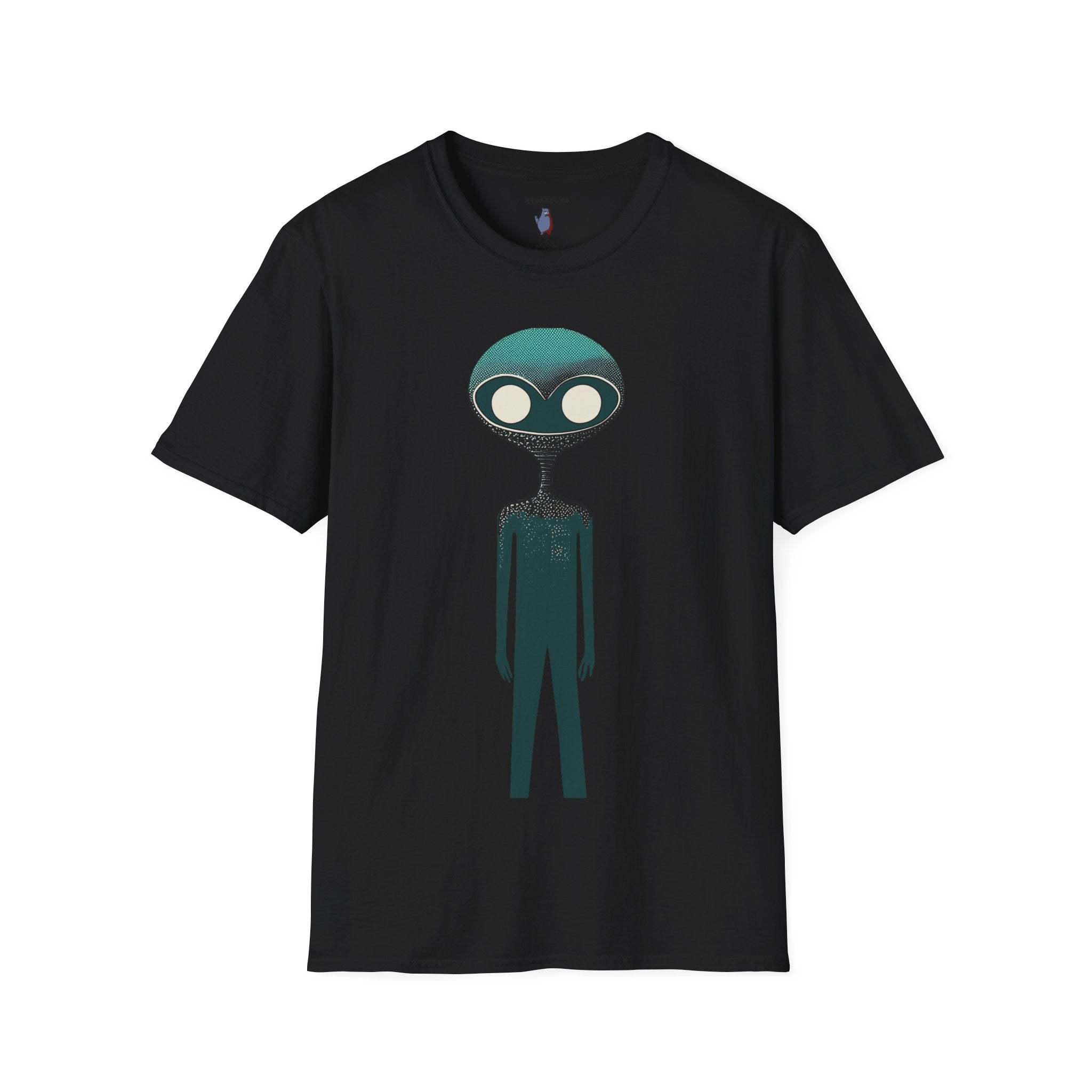 Midwest Modern UAP UFO Alien Number Two Graphic Art Tee - 100% Cotton T-Shirt