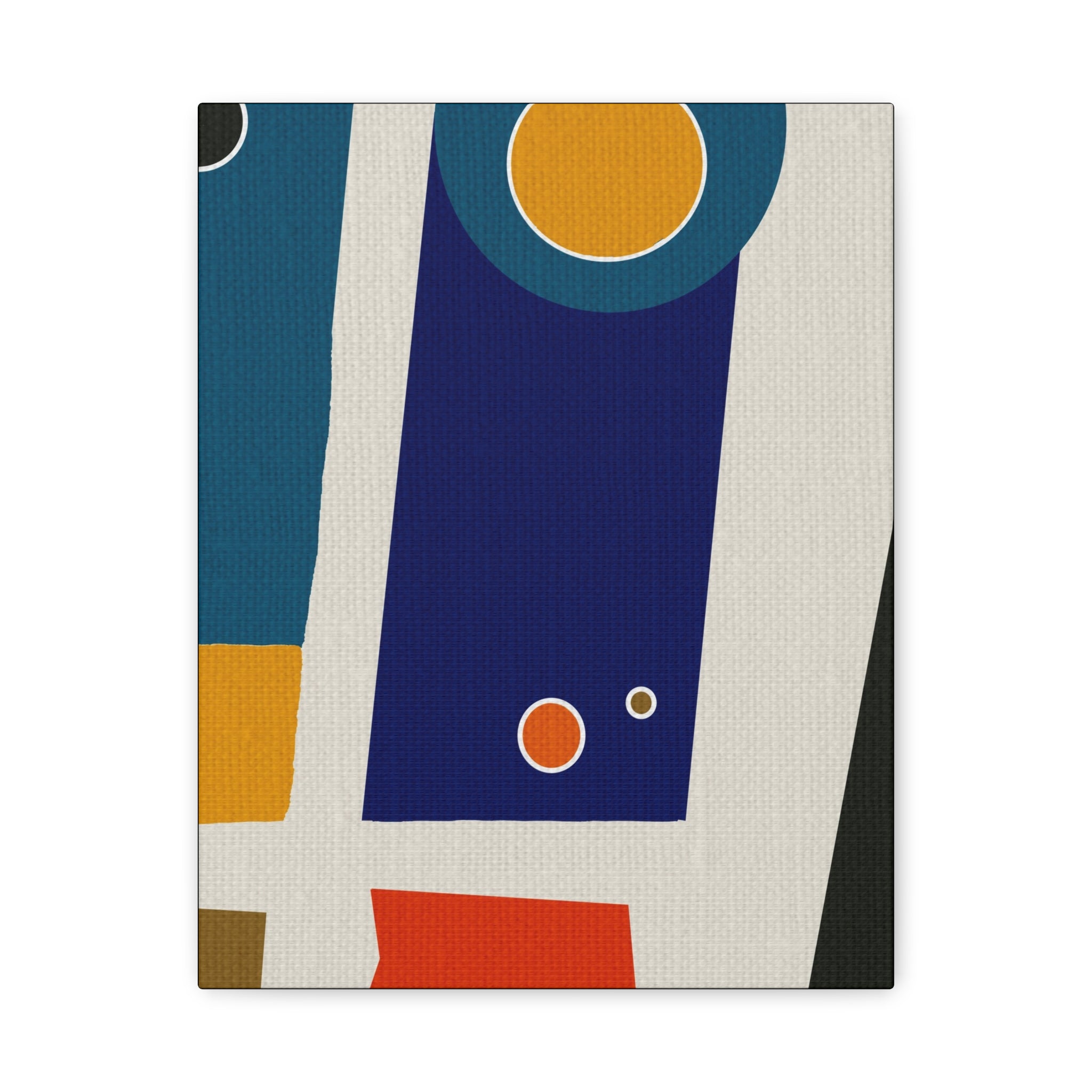 Midwest Modern Abstract Retro Game Sports Board #3 - Matte Canvas, Stretched, 1.25"