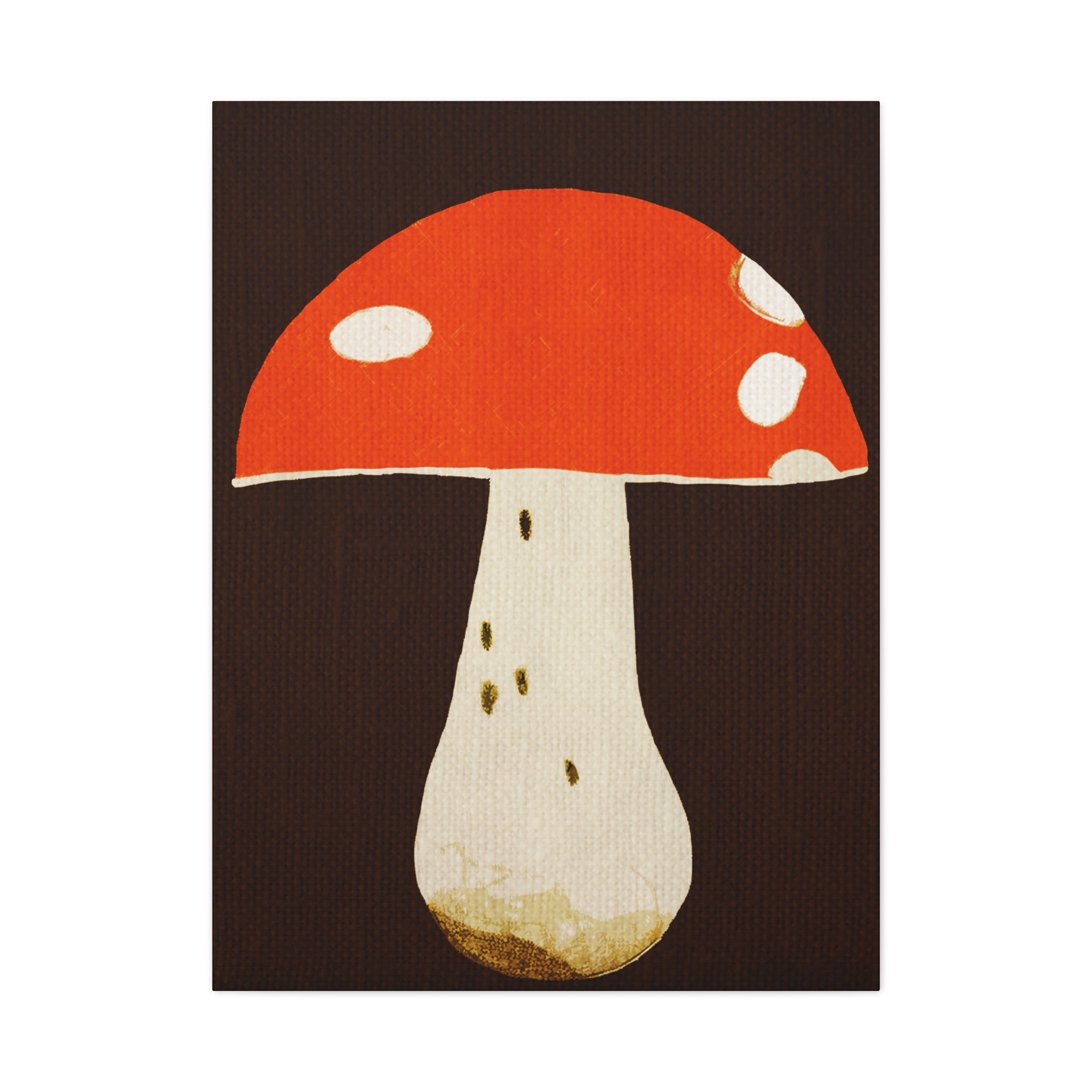 Midwest Modern Mushroom Forage Print - Spring is Coming - Matte Canvas, Stretched, 1.25"