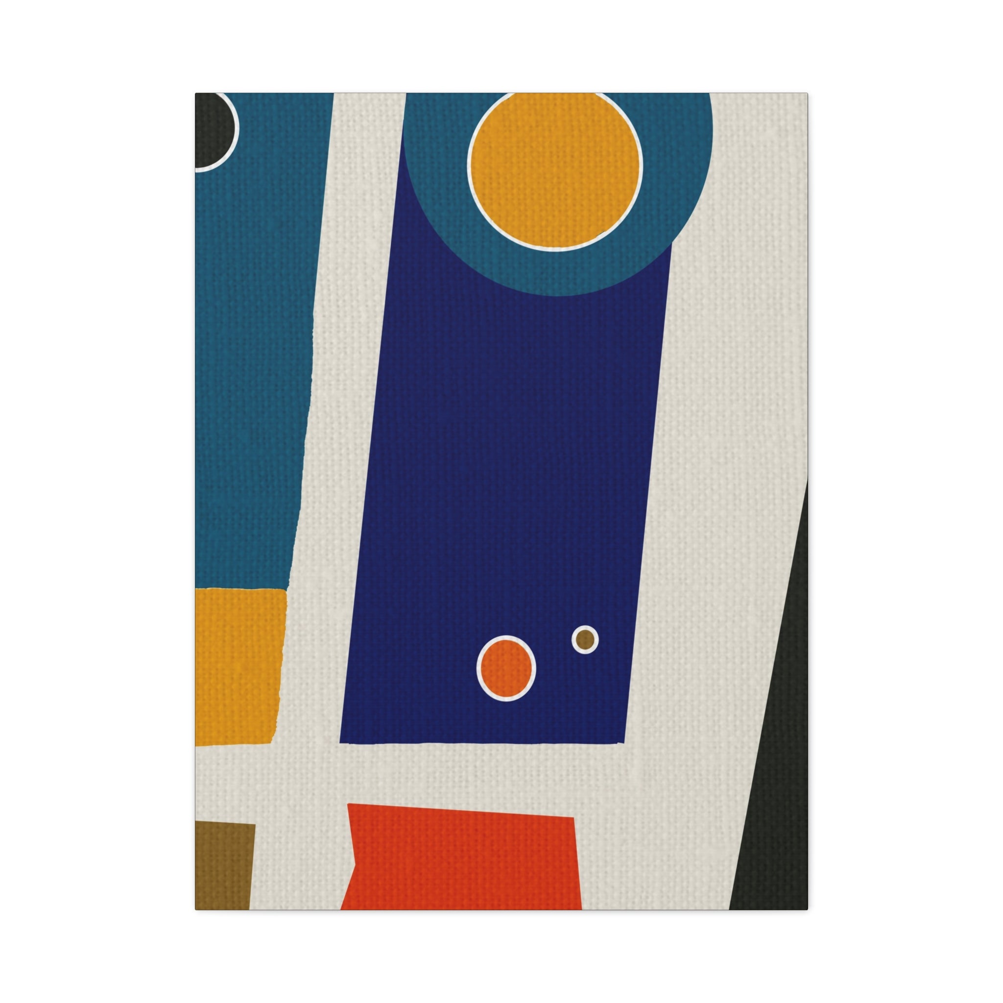 Midwest Modern Abstract Retro Game Sports Board #3 - Matte Canvas, Stretched, 1.25"