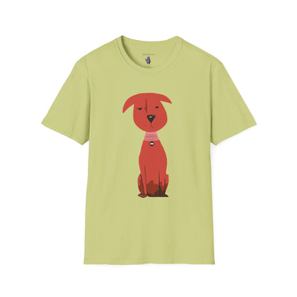 Scrappy Little Dog Graphic Art Tee - 100% Cotton T-Shirt