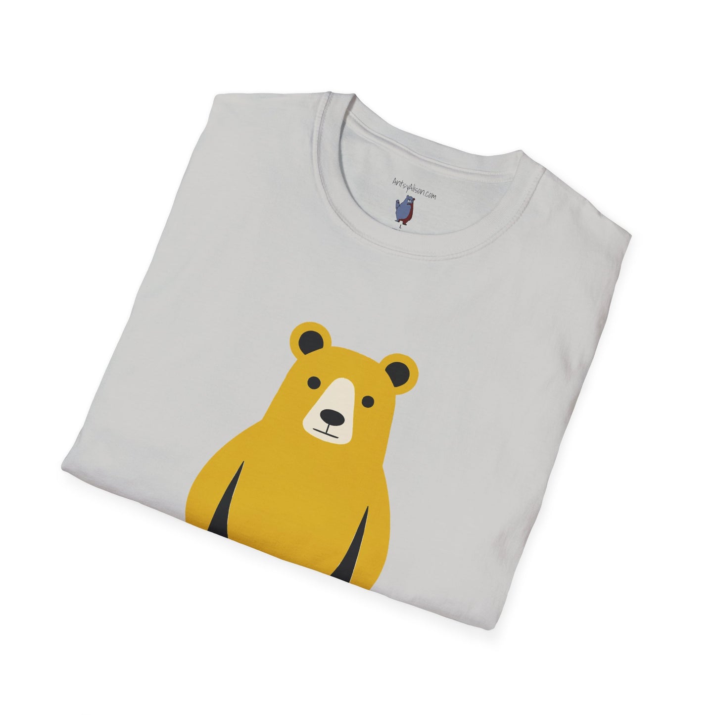 Muscle Bear Graphic Art - 100% Cotton T-Shirt