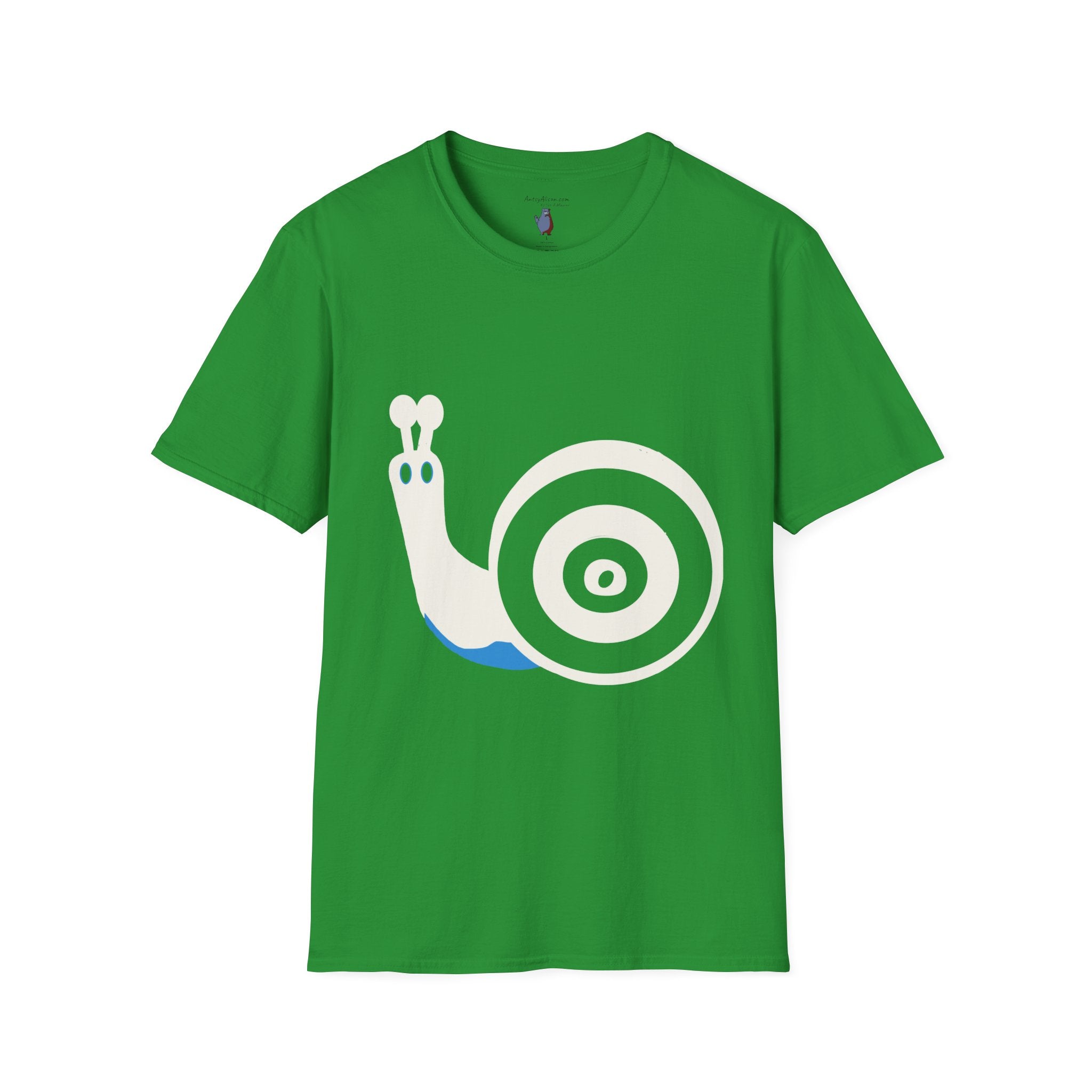 Midwest Modern Pop Icon Snail - 100% Cotton Graphic Tee - snail, gastropoda