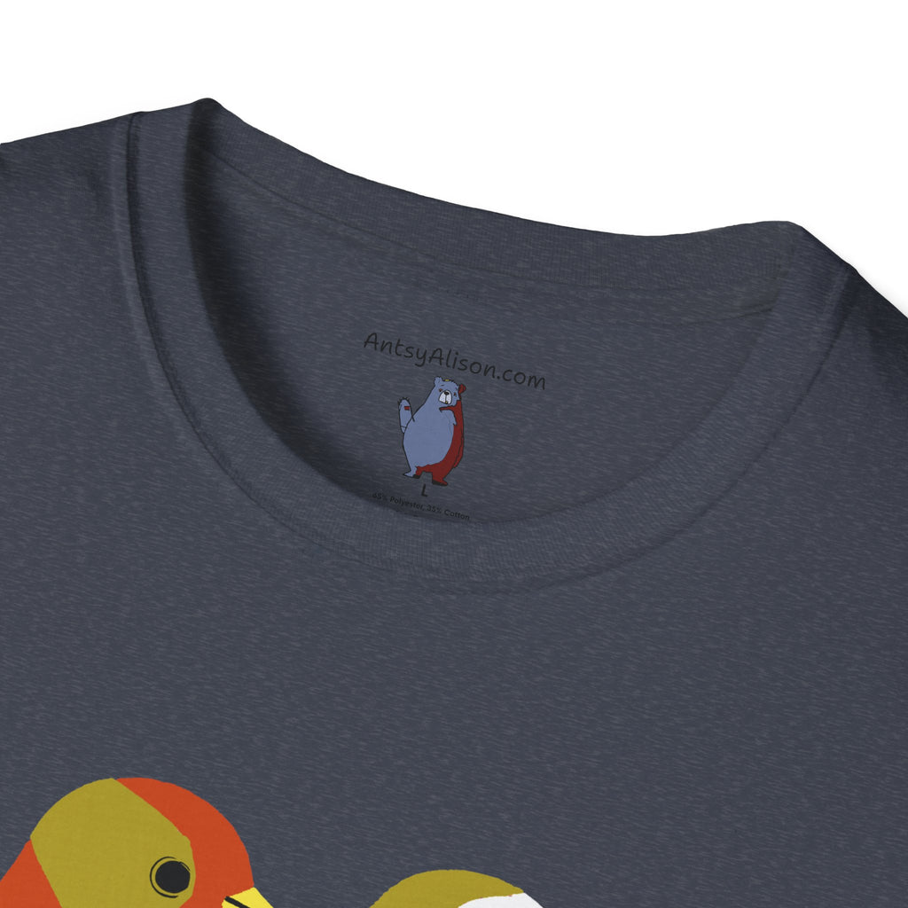 Modern Lovebirds - Unisex Softstyle T-Shirt 100% Cotton