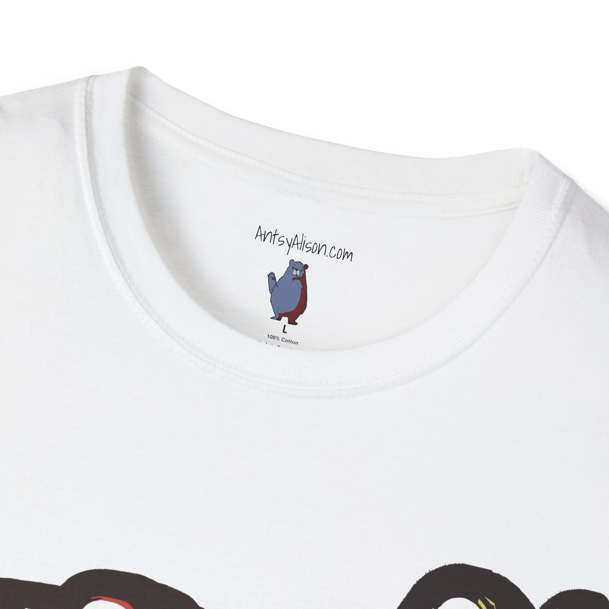 Retro Dog Duo Graphic Art Unisex T-Shirt - 100% Cotton