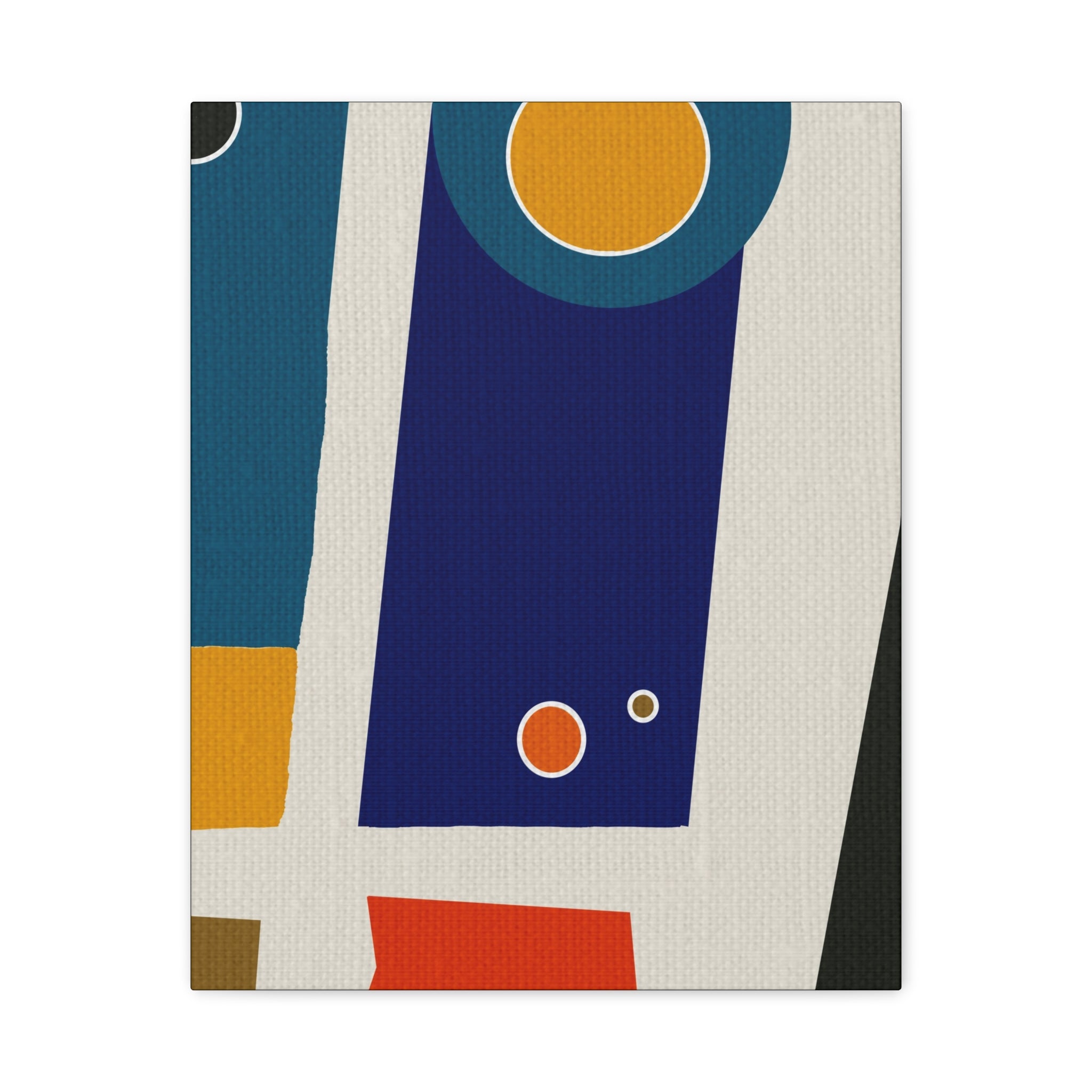 Midwest Modern Abstract Retro Game Sports Board #3 - Matte Canvas, Stretched, 1.25"