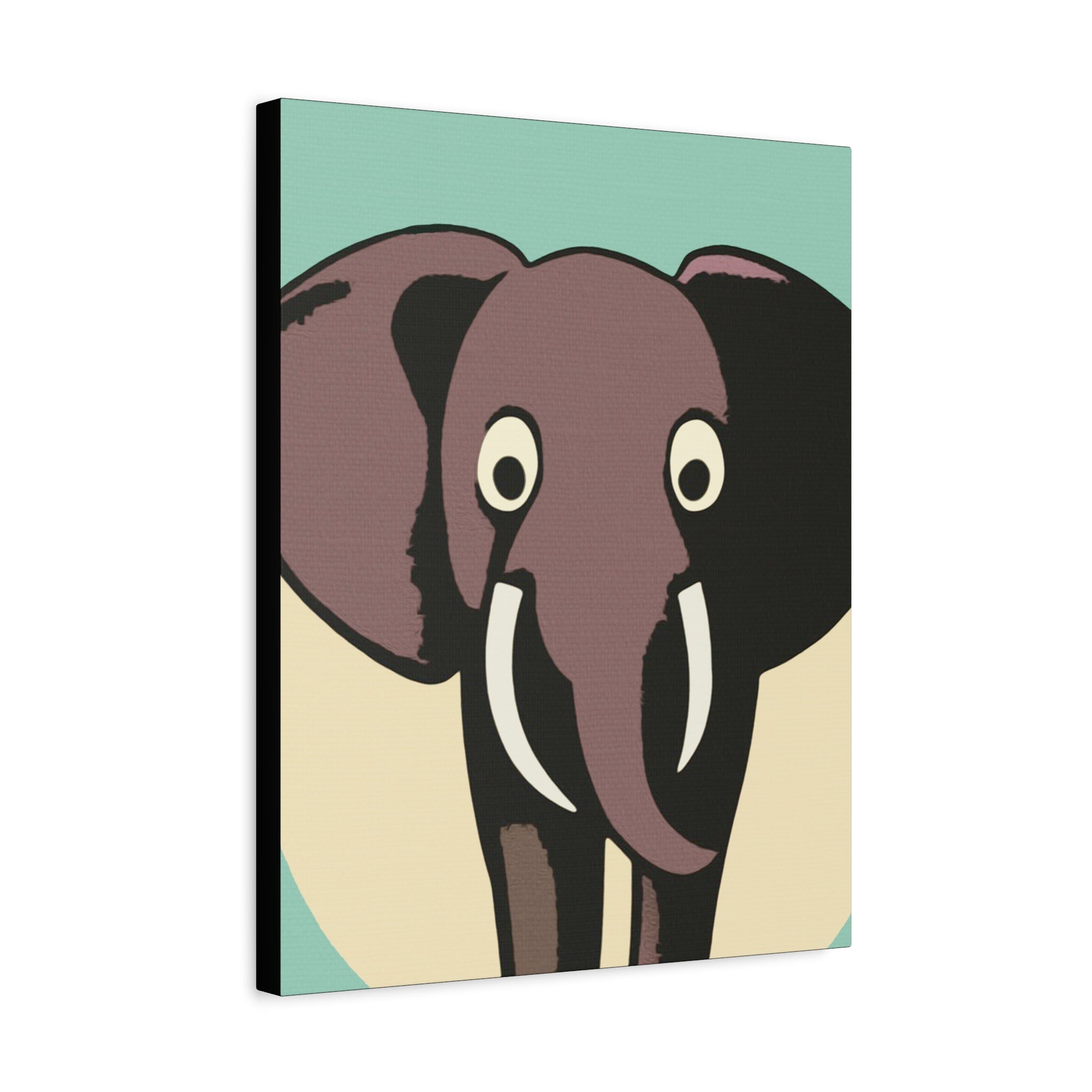 Midwest Modern The OG Elephant Graphic Art Print - Matte Canvas, Stretched, 1.25" - wall art, home decor, elephant, OG, kids decor