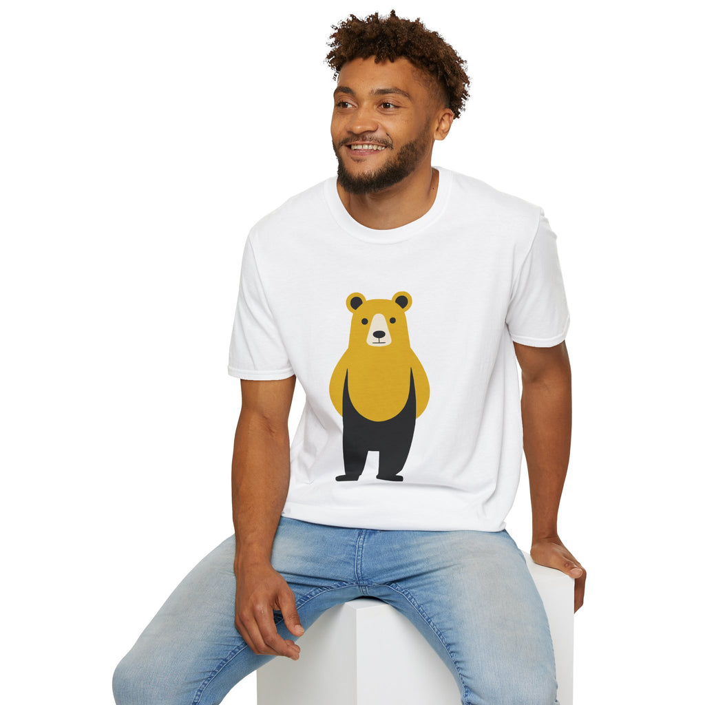 Muscle Bear Graphic Art - 100% Cotton T-Shirt
