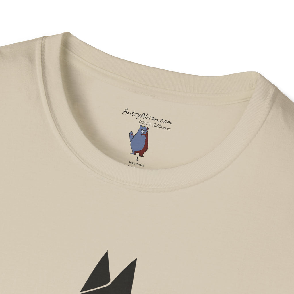 Midwest Modern Pop Icon Dog & Bone 100% Cotton Graphic Tee - animal lovers, dog, canine, bones