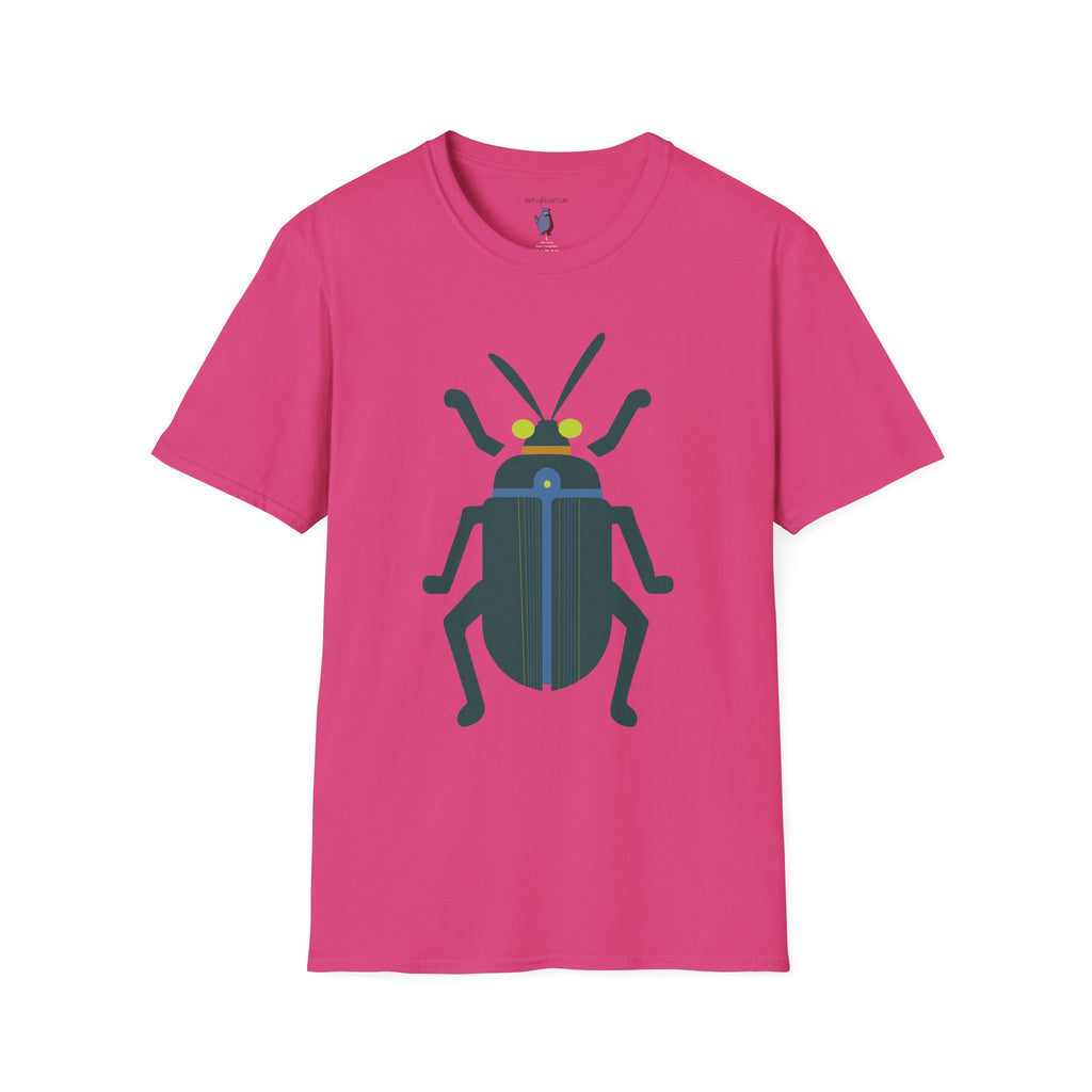 Midwest Modern Beetle Number Four Graphic Art Tee - 100% Cotton T-Shirt
