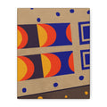 Midwest Modern Abstract Retro Game Sports Board #3 - Matte Canvas, Stretched, 1.25"