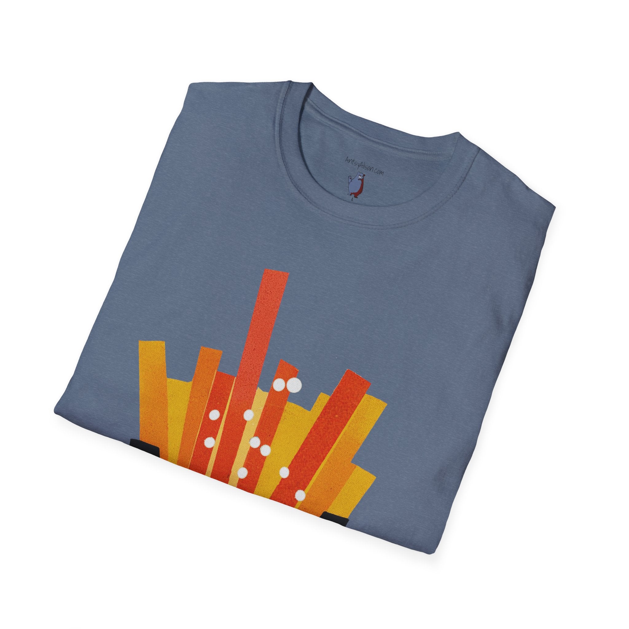 French Fry Fries Graphic Art Tee - 100% Cotton T-Shirt