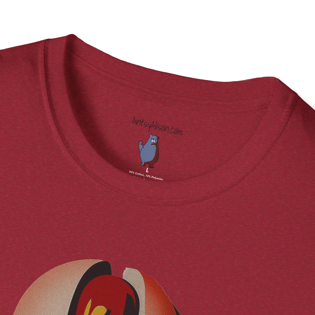 Hot Dog Graphic Art Tee - 100% Cotton T-Shirt