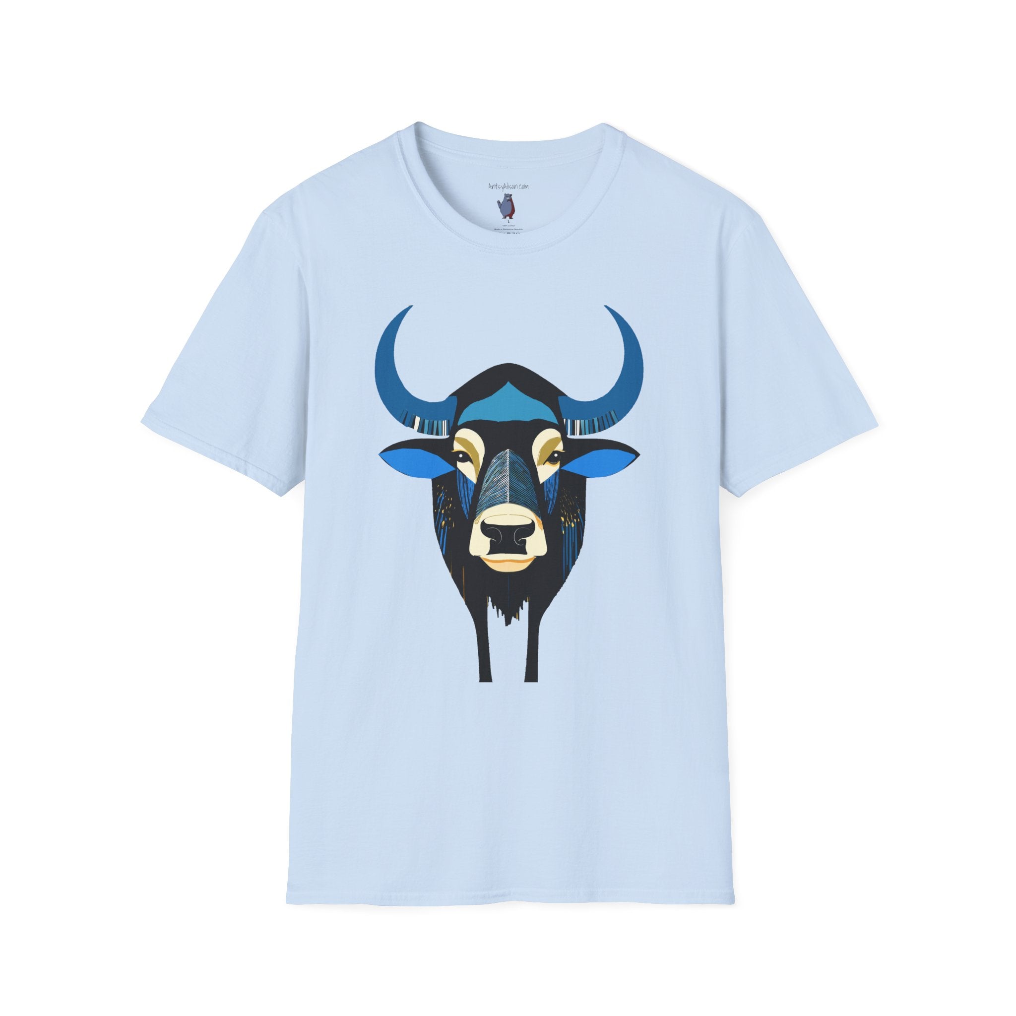 Modern Bison Buffalo - 100% Cotton T-Shirt