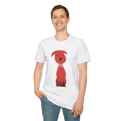 Scrappy Little Dog Graphic Art Tee - 100% Cotton T-Shirt