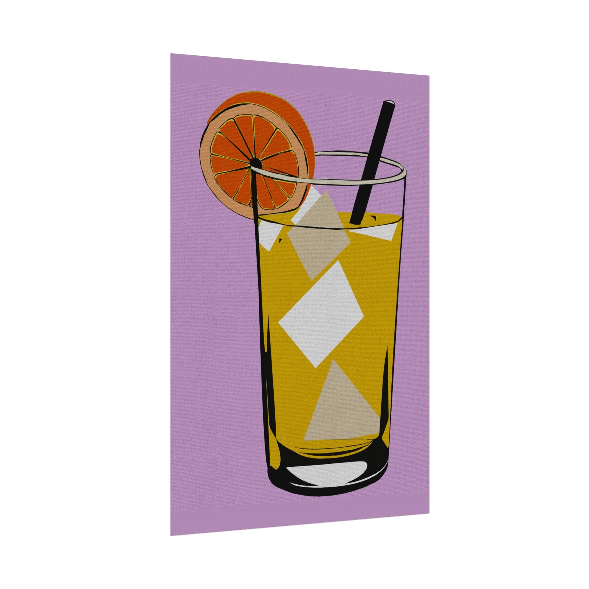 Comfort Food Pop Art Print - Lemonade Rolled Poster | Wall Art, Midwest Mod, Comfort Food, Lemonade, Lemons, Refreshment