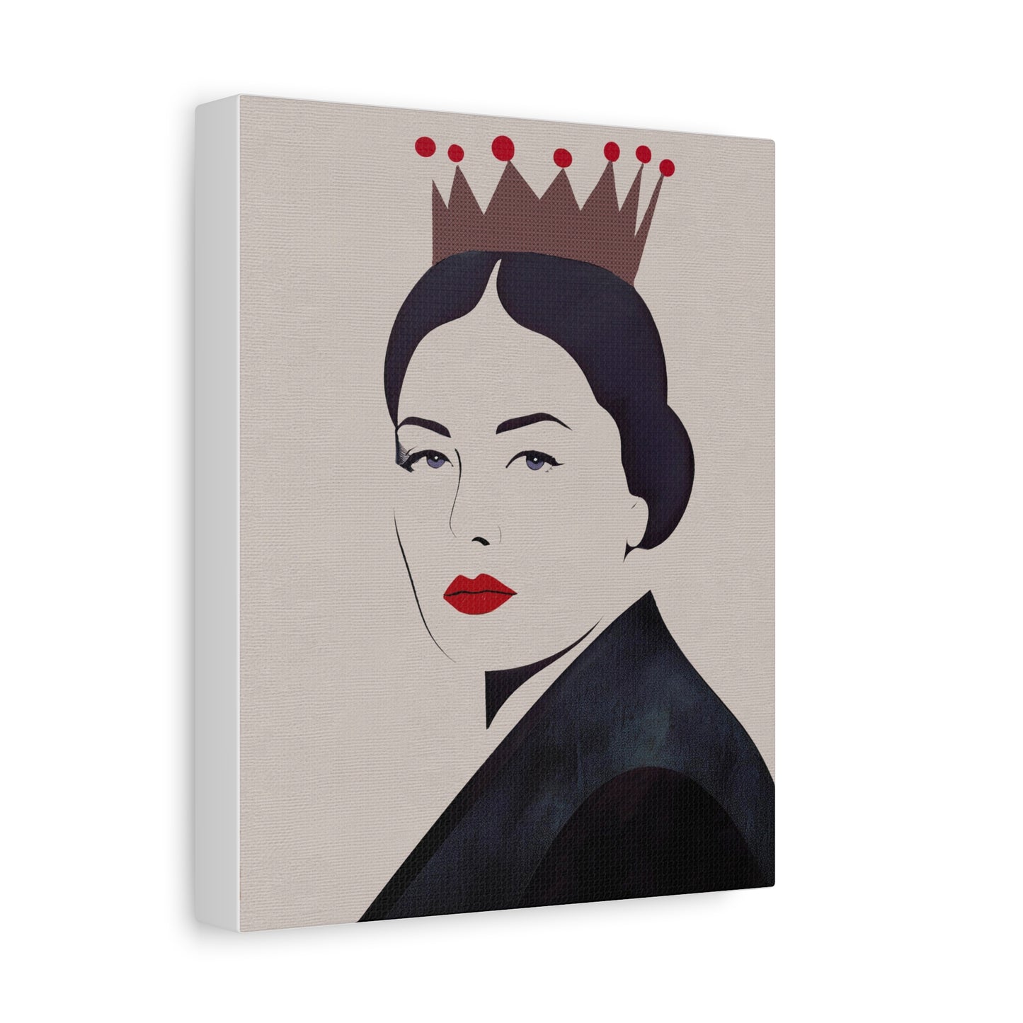 You Are A Queen - Abstract Portrait of Woman - Matte Canvas, Stretched, 1.25"