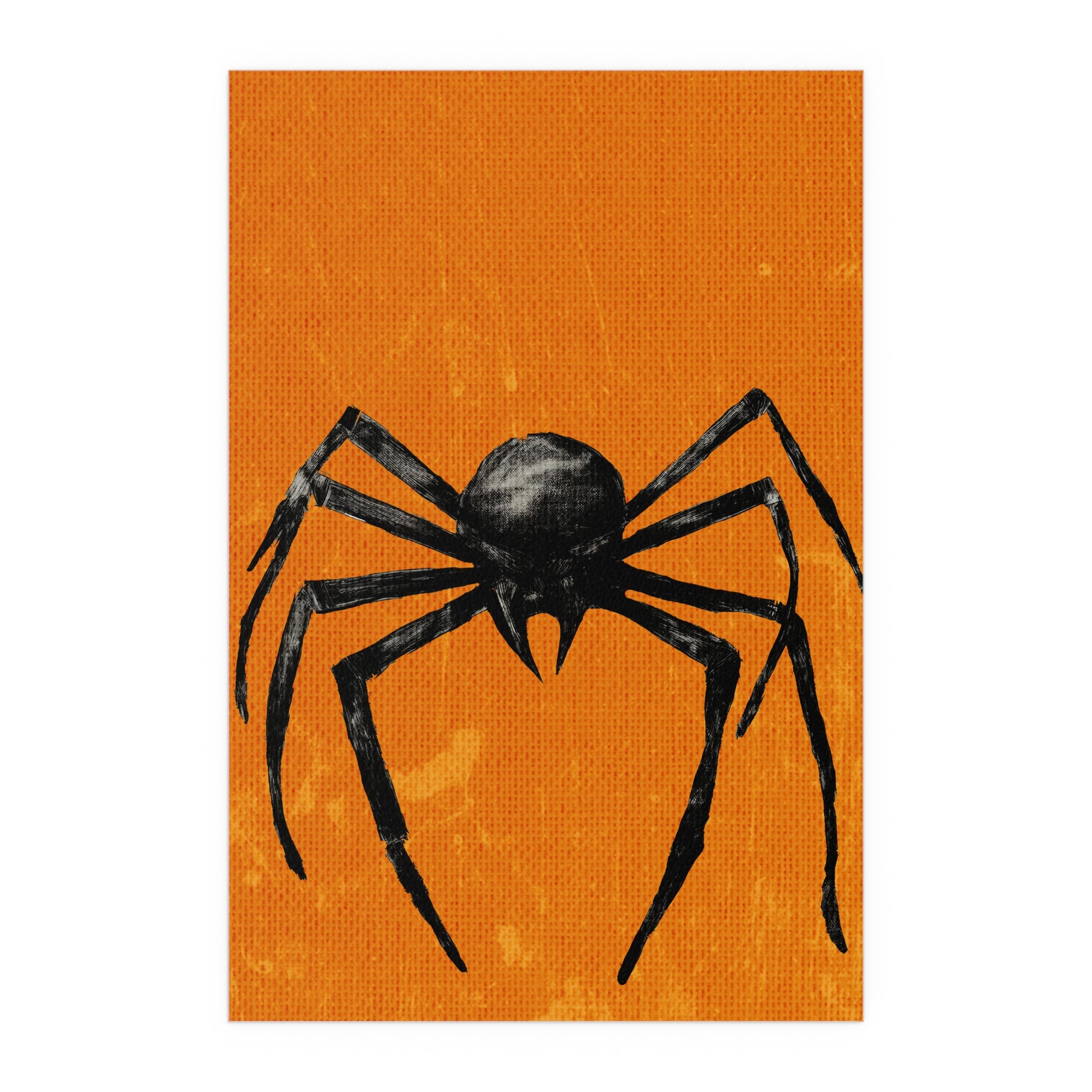 Midwest Mod Classic Spider Seasonal Silk Poster, Indoor and Outdoor Decor, Seasonal Decor, Halloween, Spiders, Arachnids