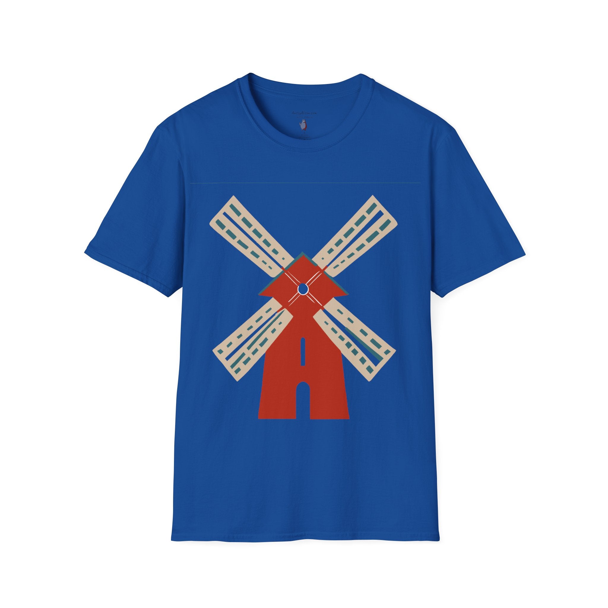 Modern Windmill - Unisex Softstyle Graphic T-Shirt