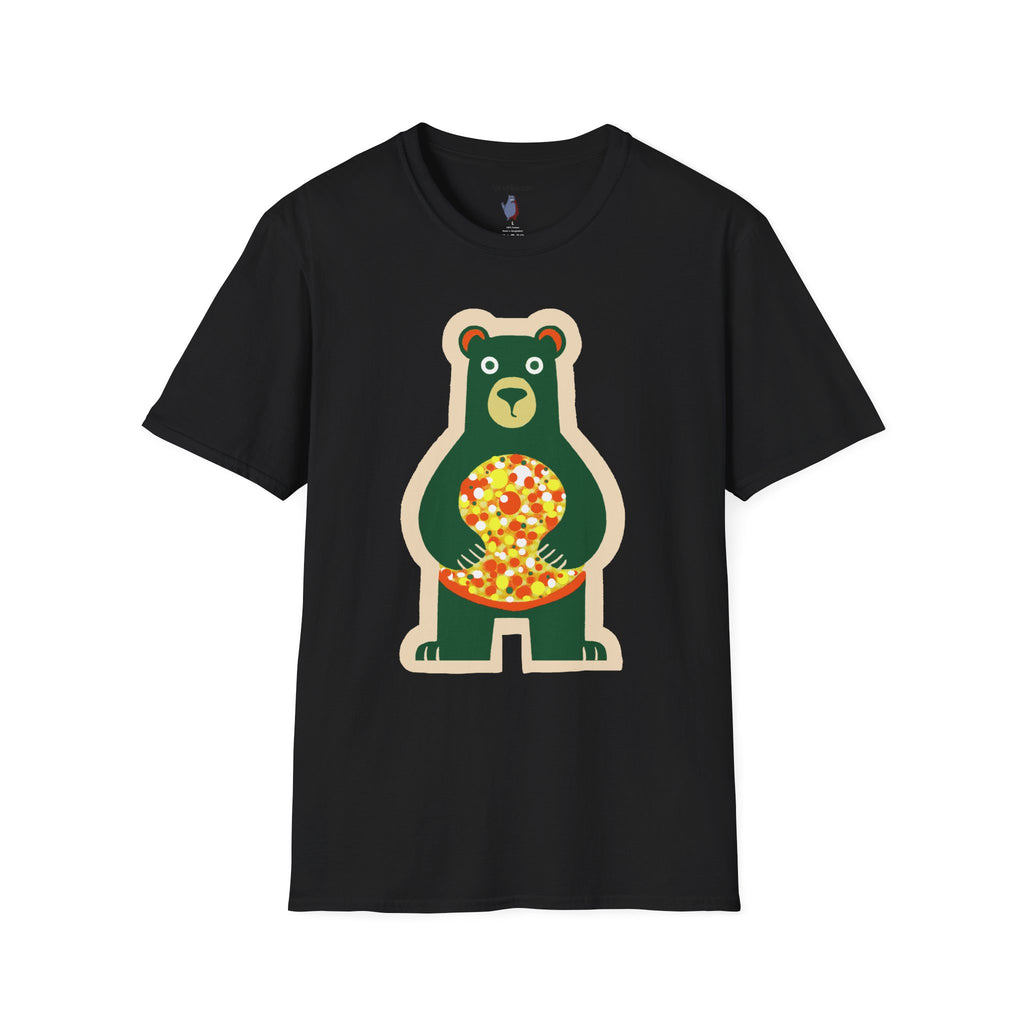Mod Gumball Bear Graphic Art Tee - 100% Cotton T-Shirt