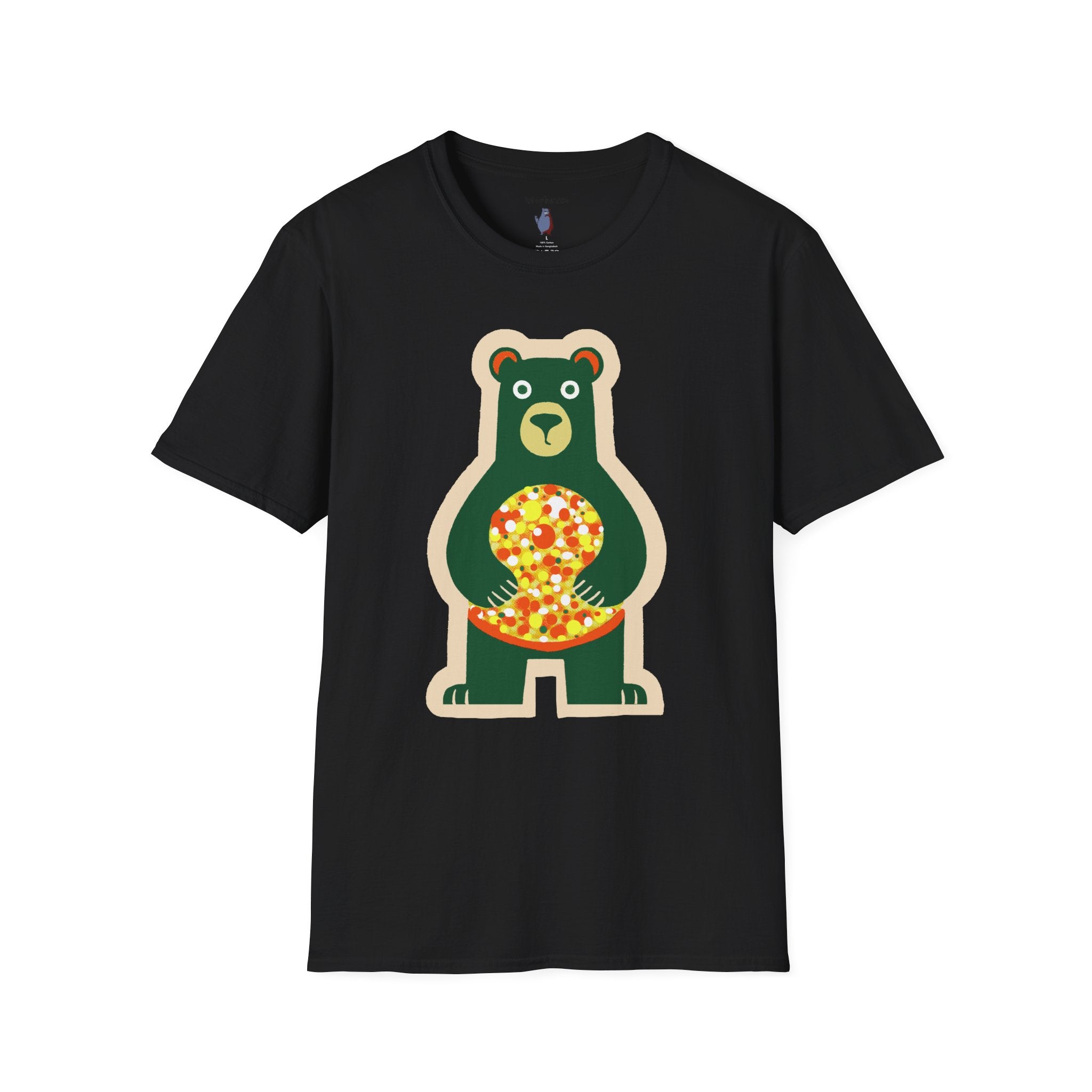 Mod Gumball Bear Graphic Art Tee - 100% Cotton T-Shirt