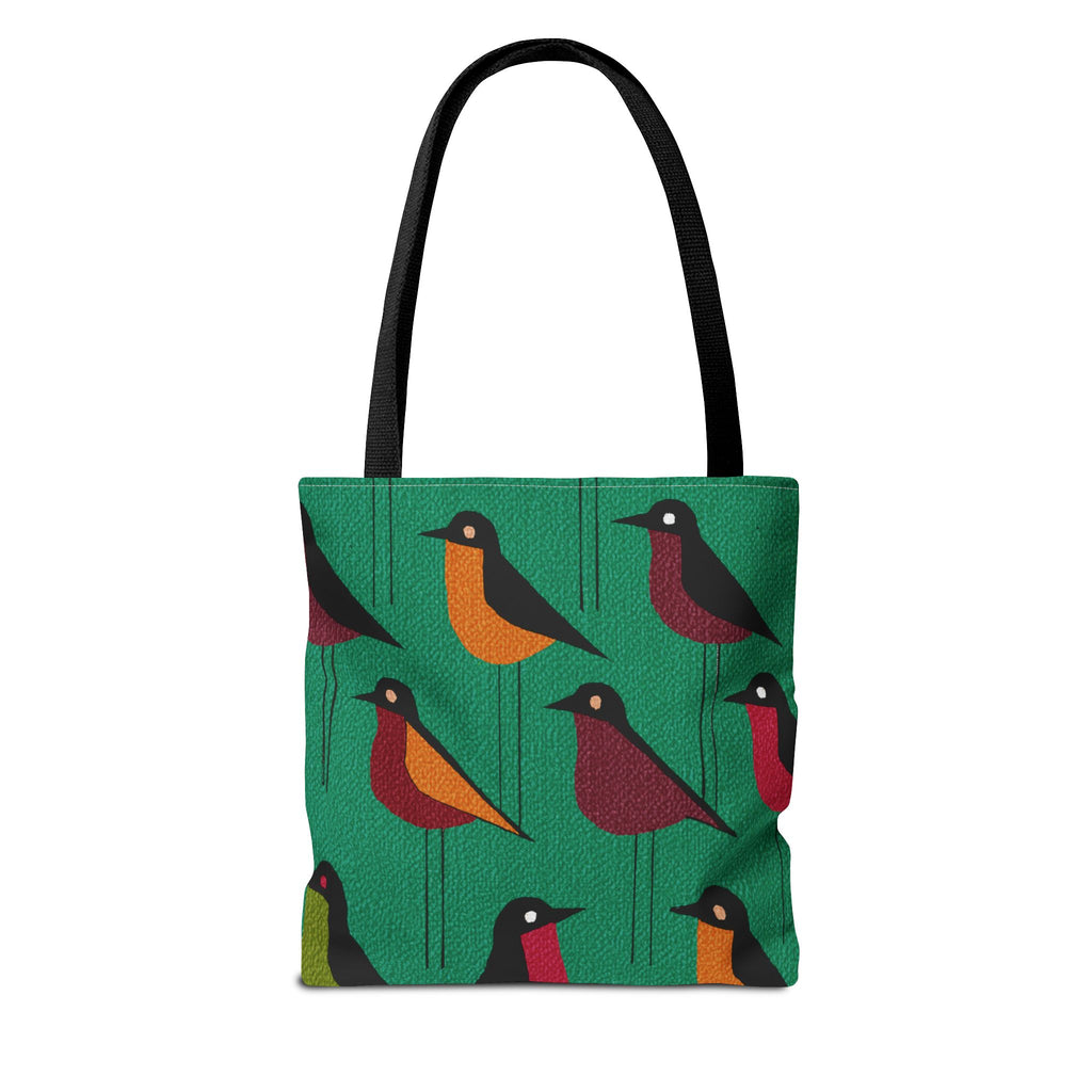 Whimsical Shore Bird Pattern Tote Bag, Eco-Friendly Shopping Bag, Beach Tote, Gift for Nature Lovers, Summer Accessory, Lightweight Carryall