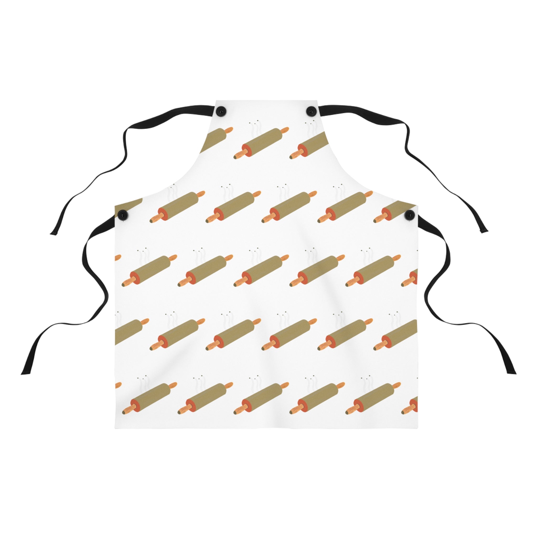 Modern Rolling Pin Patterned Apron (AOP)