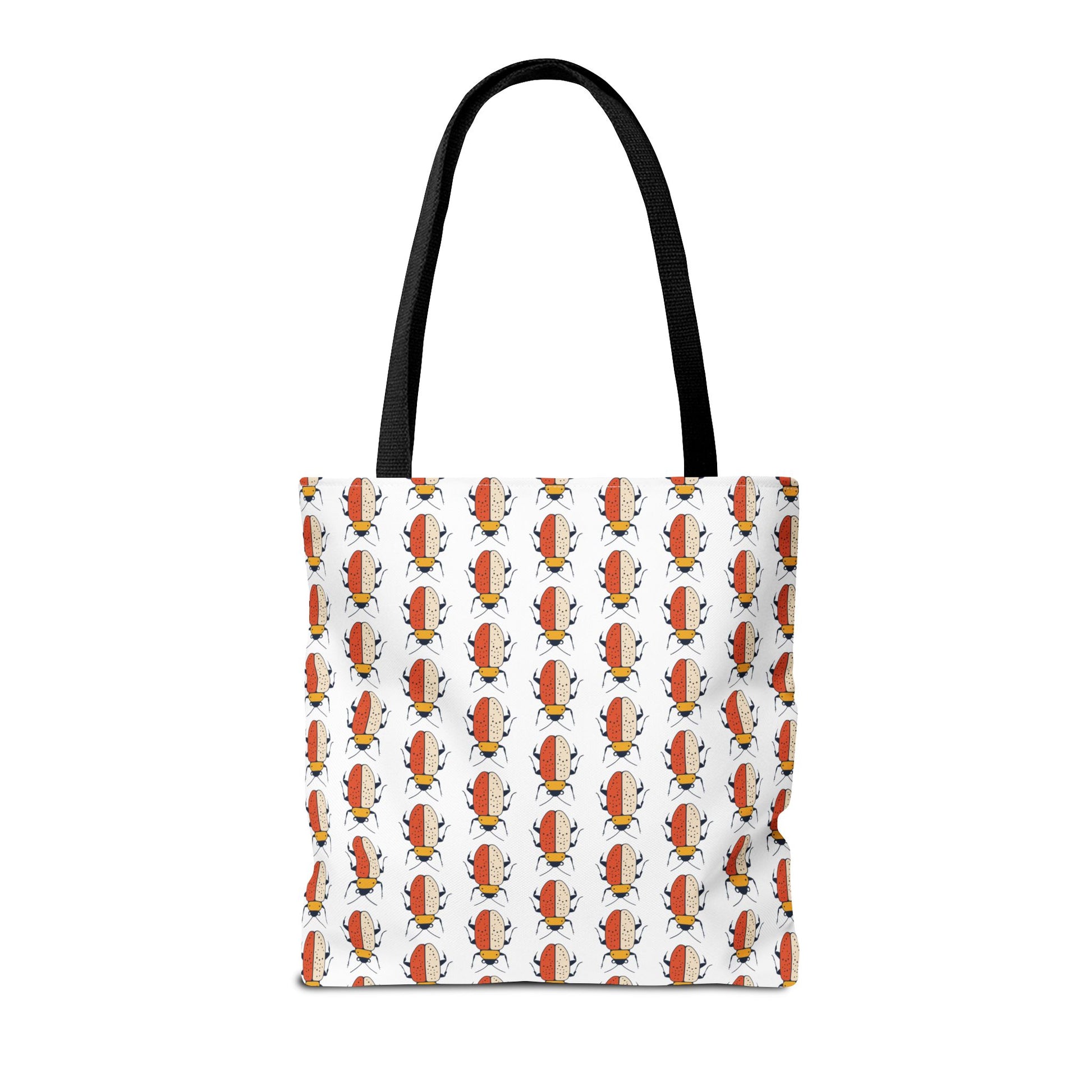 Midwest Mod Colorful Beetle Tote Bag, Eco-Friendly Shopping Bag, Beach Tote, Gift for Nature Lovers, Summer Accessory, Lightweight Carryall