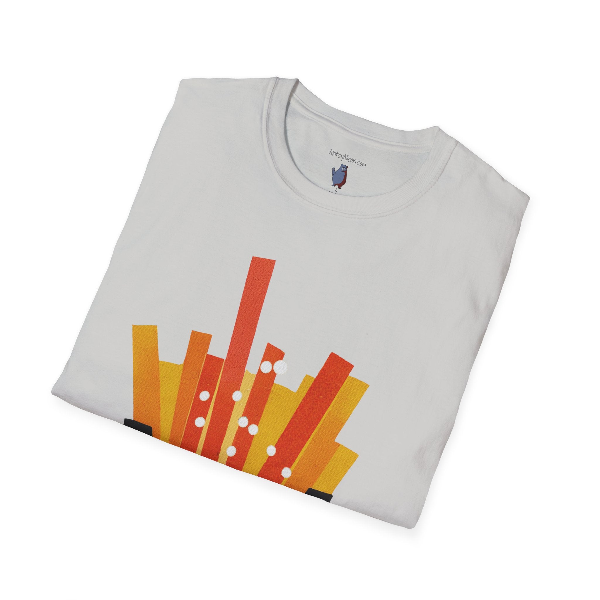 French Fry Fries Graphic Art Tee - 100% Cotton T-Shirt