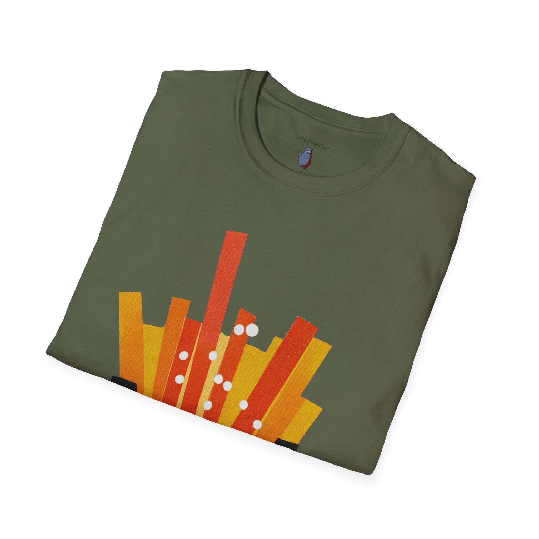 French Fry Fries Graphic Art Tee - 100% Cotton T-Shirt