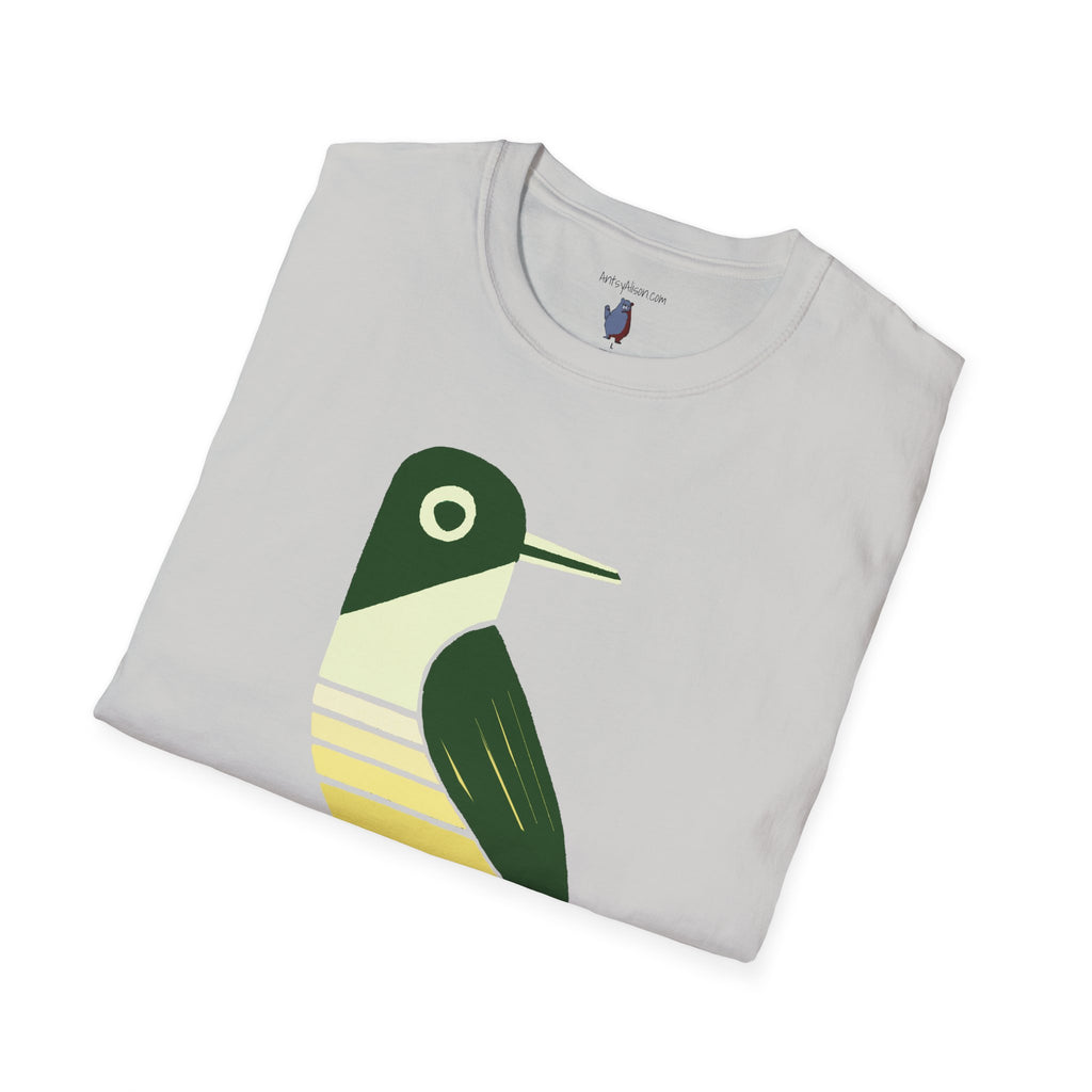 Mr. GreenJeans Bird Graphic Art Tee - 100% Cotton T-Shirt