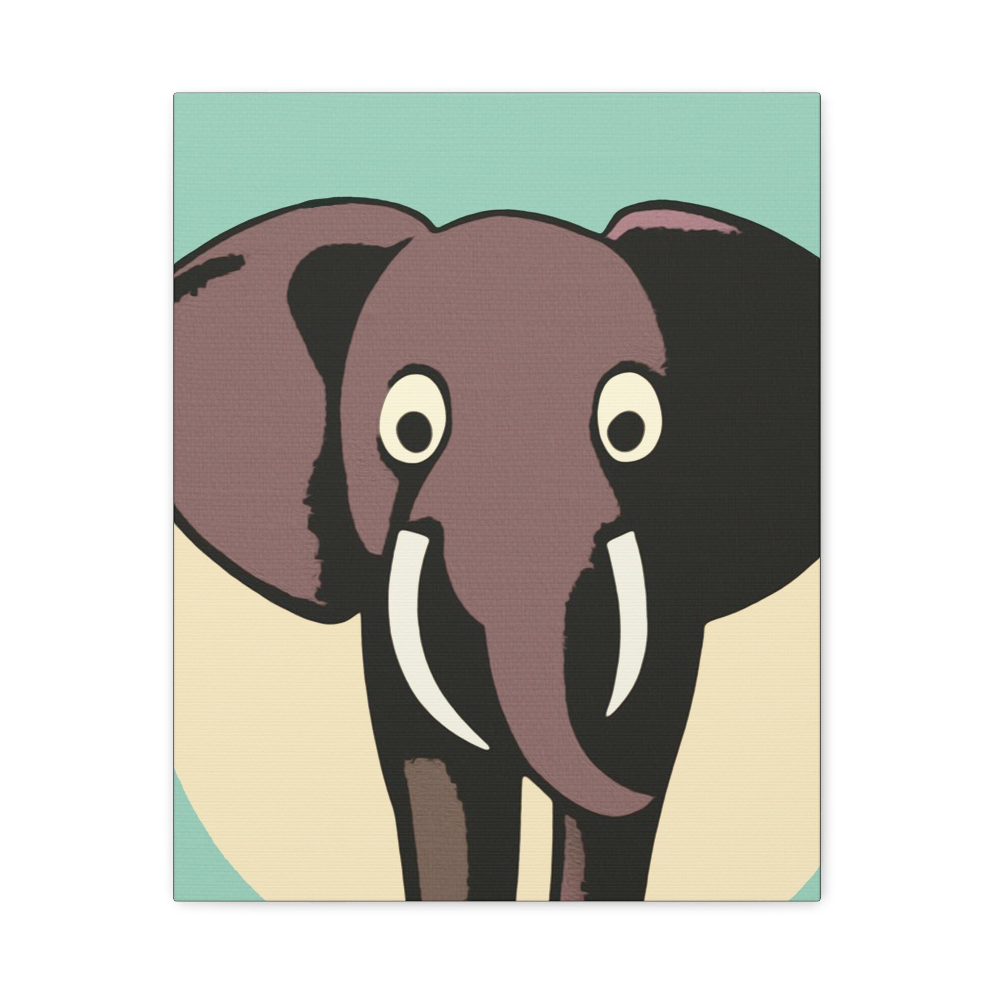 Midwest Modern The OG Elephant Graphic Art Print - Matte Canvas, Stretched, 1.25" - wall art, home decor, elephant, OG, kids decor