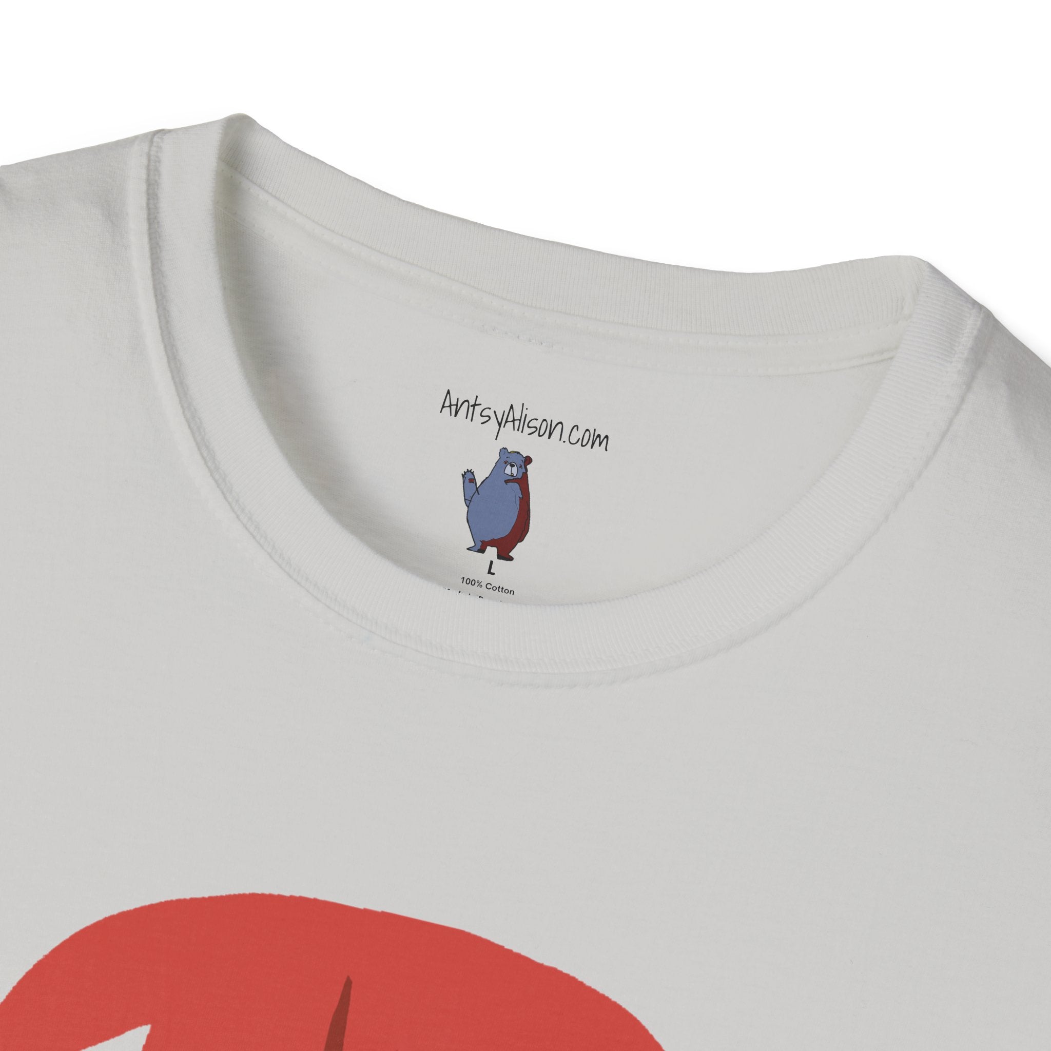 Scrappy Little Dog Graphic Art Tee - 100% Cotton T-Shirt