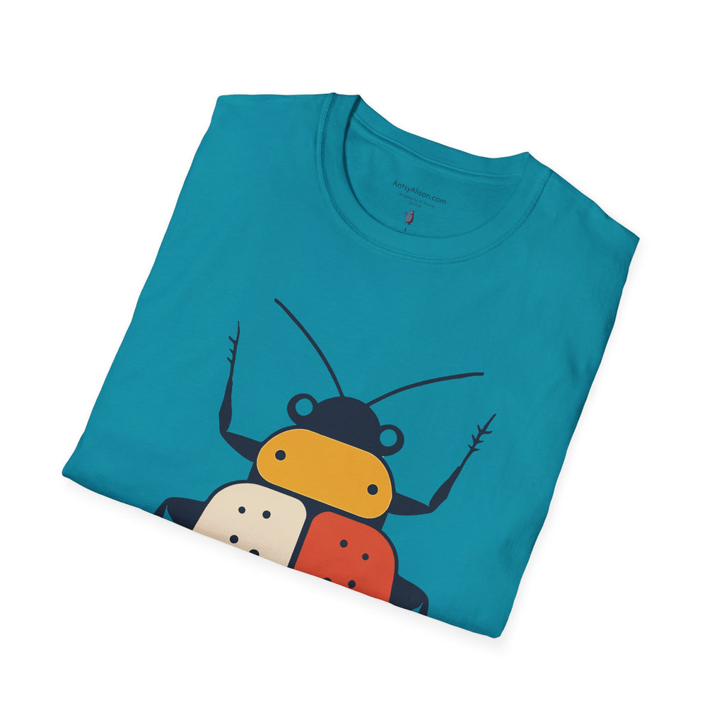 Midwest Modern Big Ol' Beetle - Unisex Softstyle T-Shirt