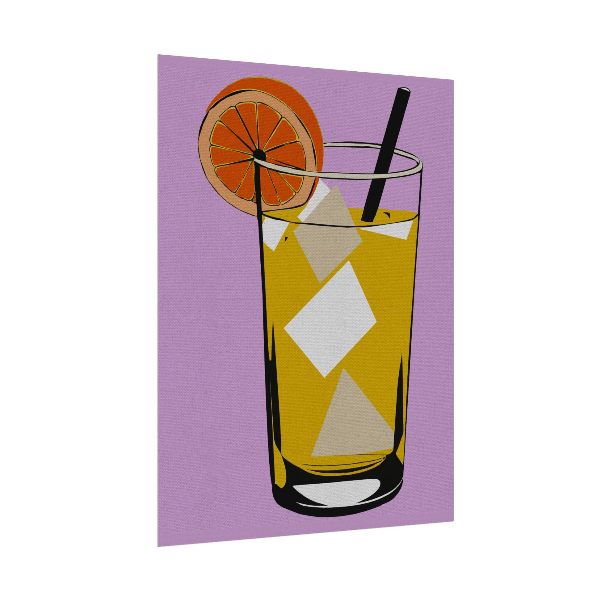Comfort Food Pop Art Print - Lemonade Rolled Poster | Wall Art, Midwest Mod, Comfort Food, Lemonade, Lemons, Refreshment