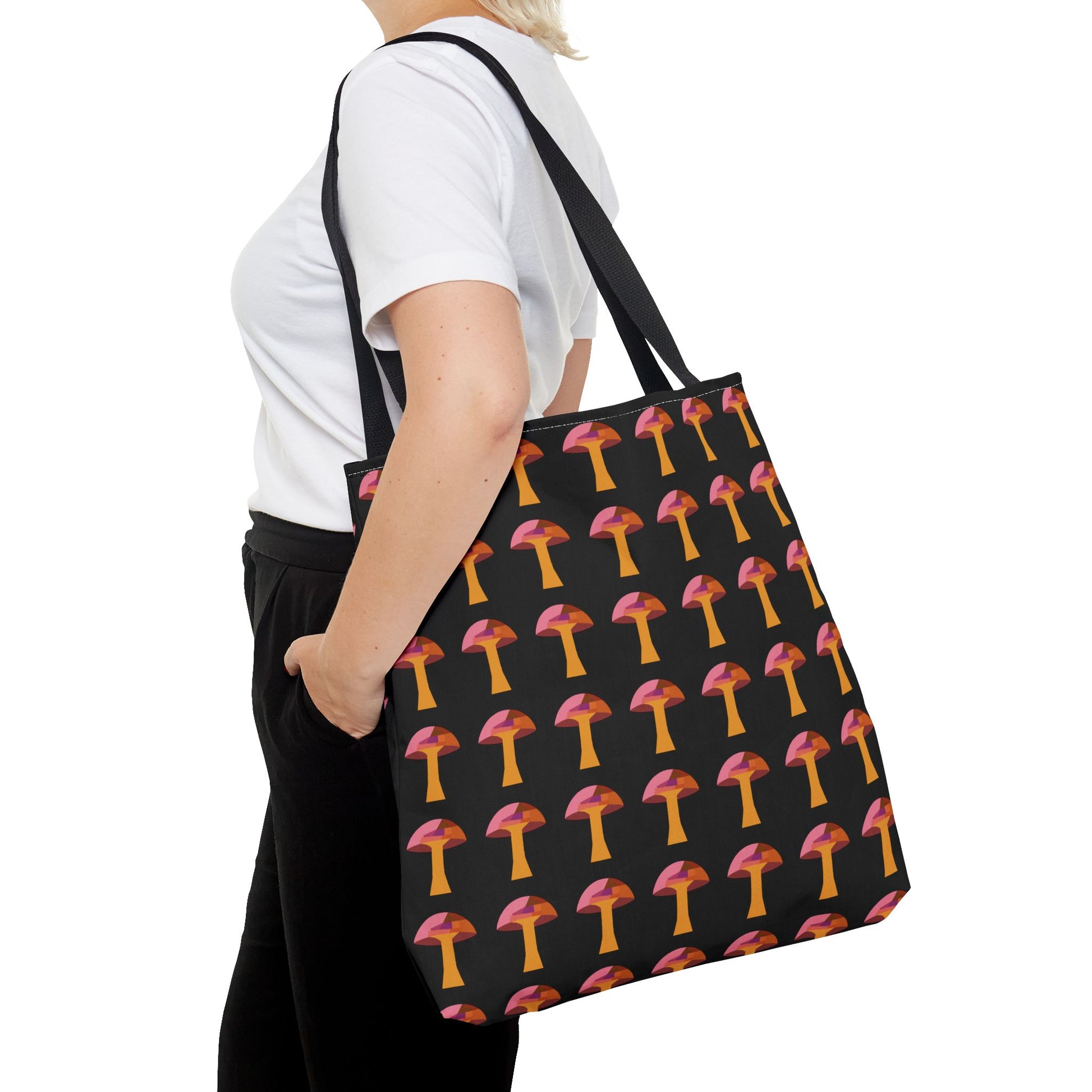 Midwest Mod Mushroom Tote Bag, Eco-Friendly Shopping Bag, Beach Tote, Gift for Nature Lovers, Summer Accessory, Lightweight Carryall