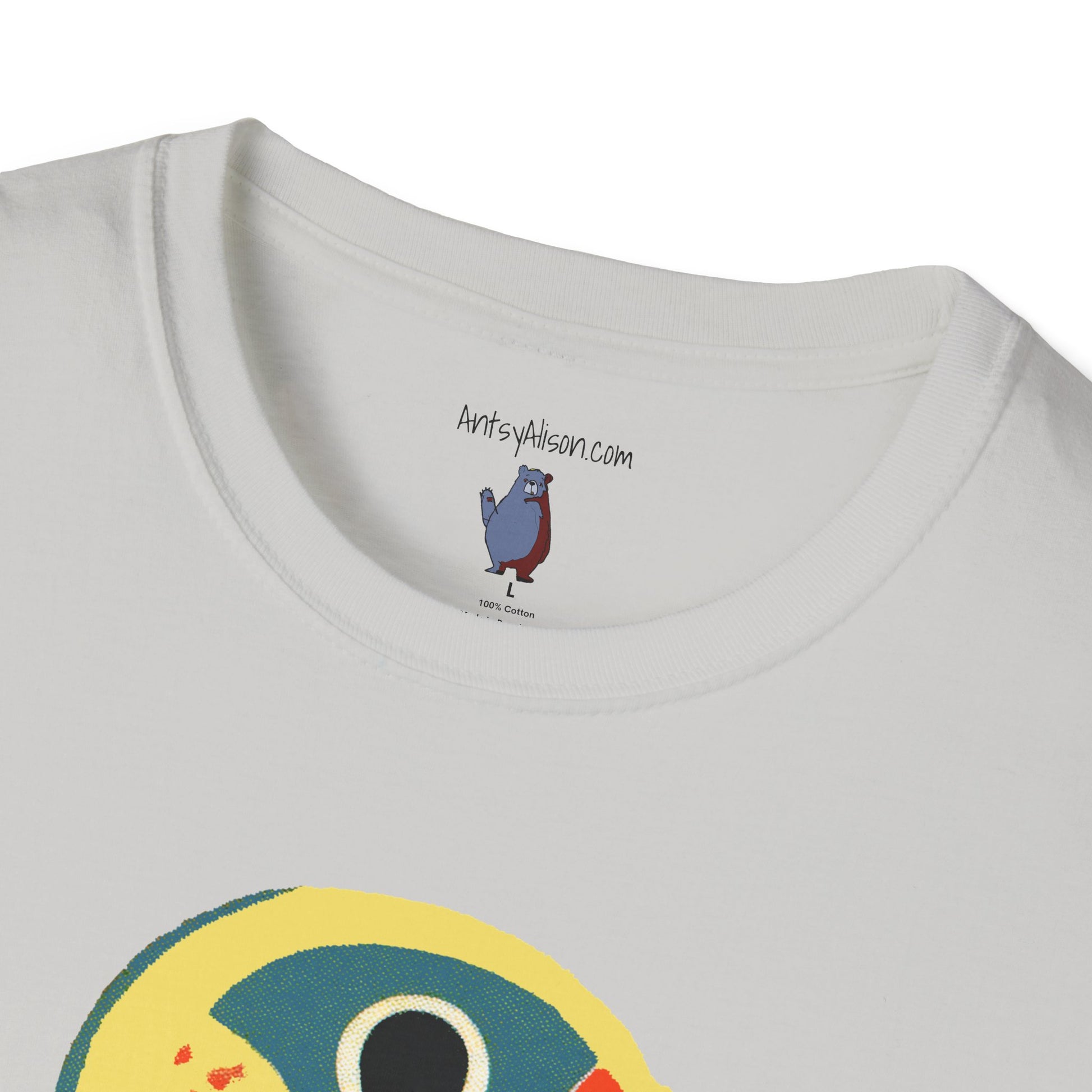 Retro BlueBird Graphic Art Tee - 100% Cotton T-Shirt