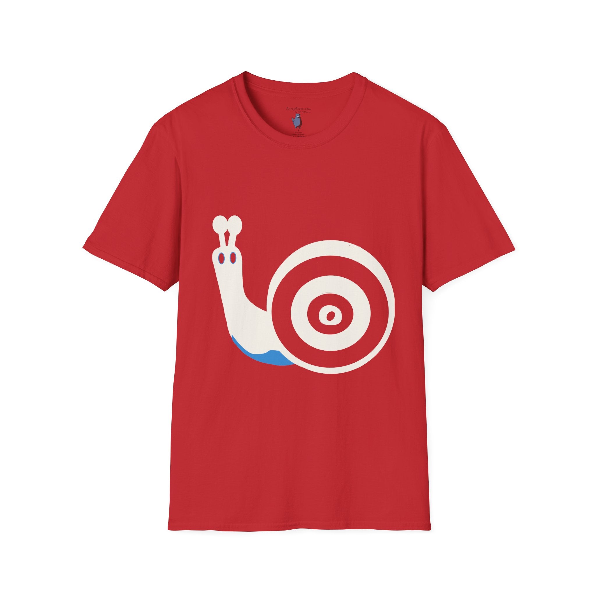Midwest Modern Pop Icon Snail - 100% Cotton Graphic Tee - snail, gastropoda