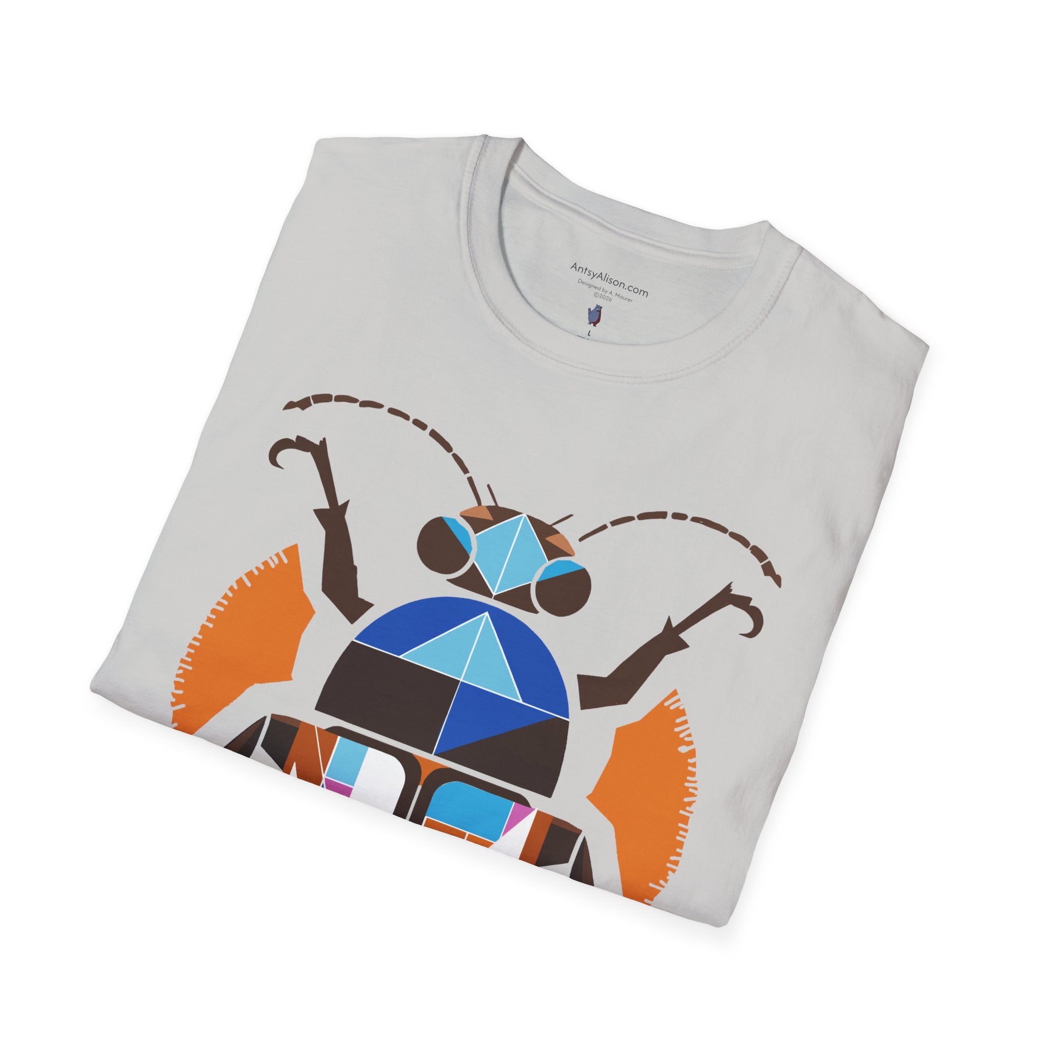 Midwest Modern Deco Beetle - Unisex Softstyle T-Shirt
