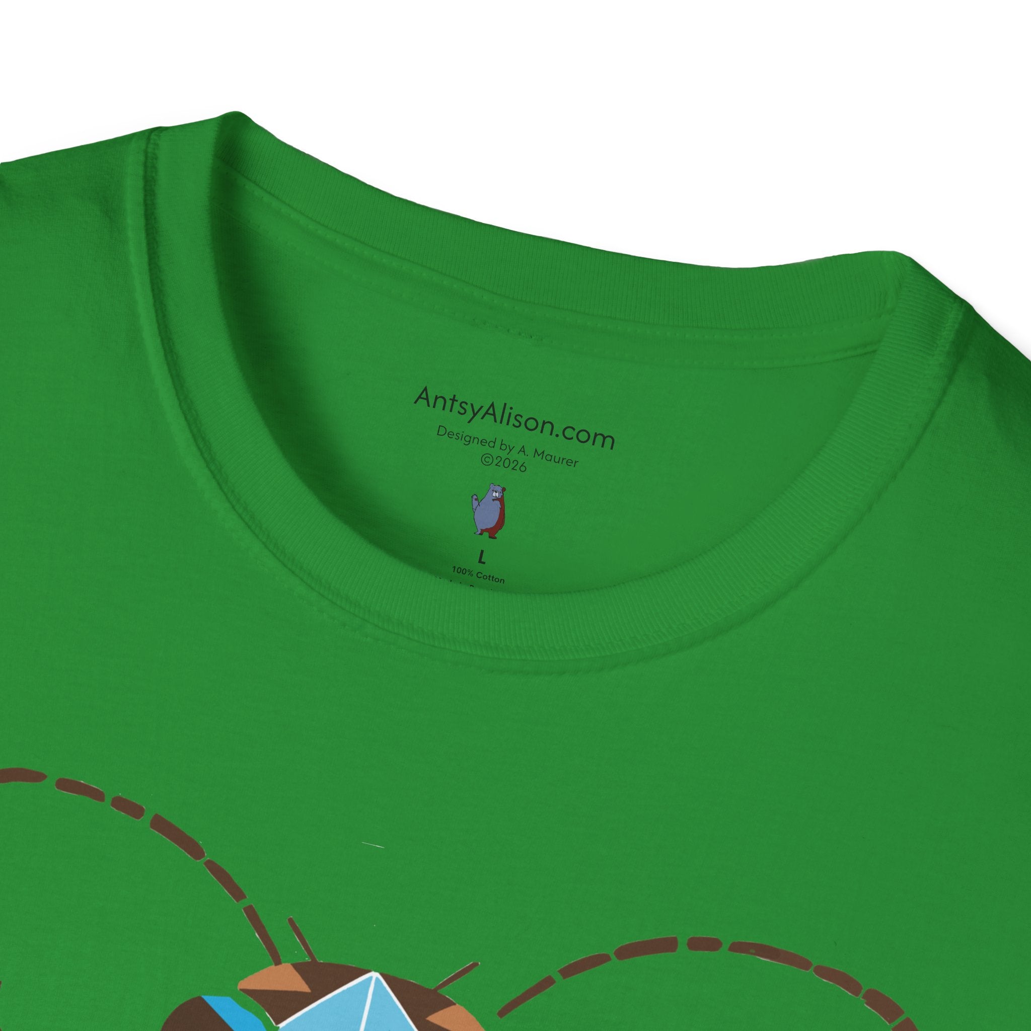 Midwest Modern Deco Beetle - Unisex Softstyle T-Shirt
