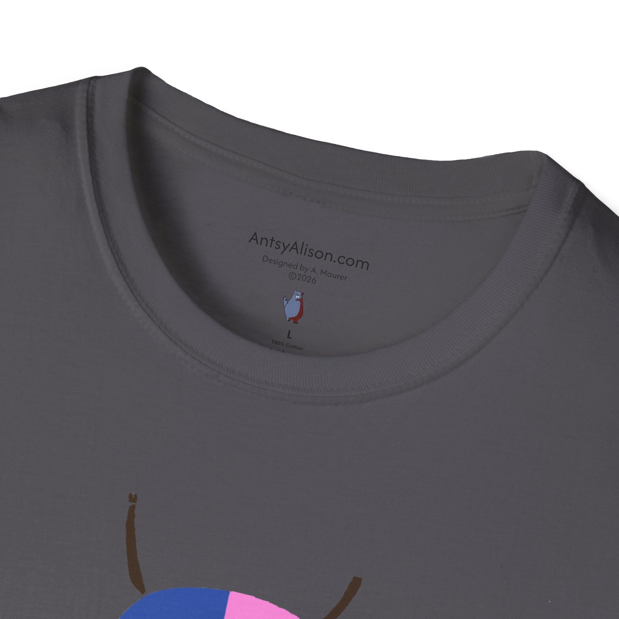 Midwest Modern Graphic Abstract Insect Beetle - Unisex Softstyle T-Shirt