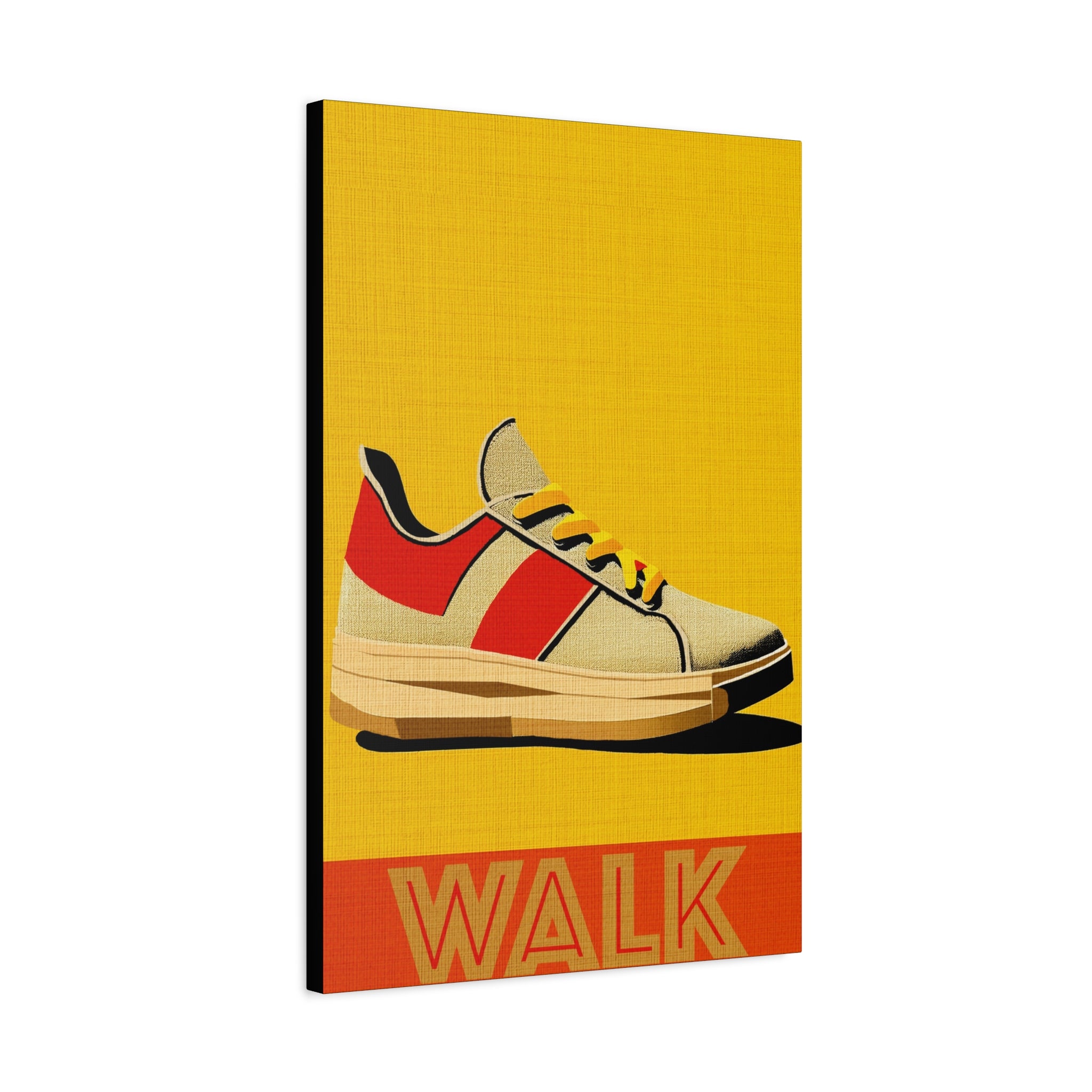 Midwest Modern WALK Walking Activity Art Print - Matte Canvas, Stretched, 1.25"