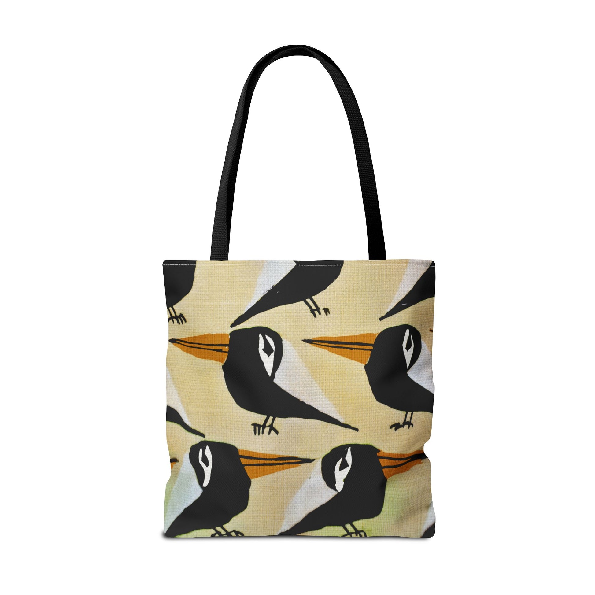 Whimsical Bird Pattern Tote Bag, Eco-Friendly Shopping Bag, Beach Tote, Gift for Nature Lovers, Summer Accessory, Lightweight Carryall