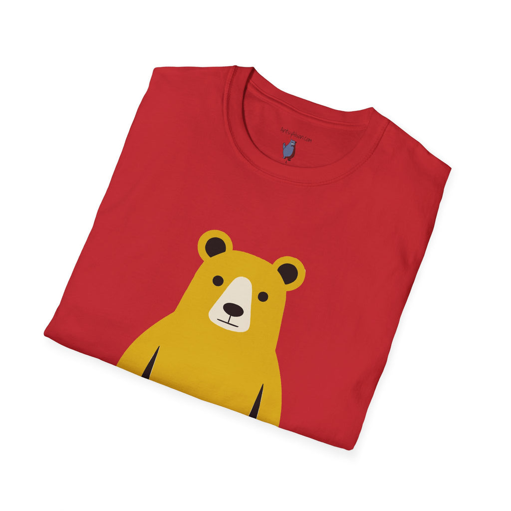 Muscle Bear Graphic Art - 100% Cotton T-Shirt
