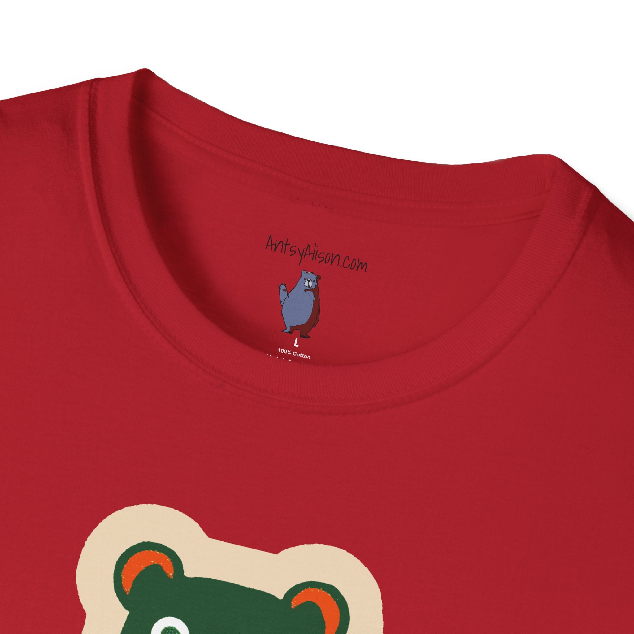 Mod Gumball Bear Graphic Art Tee - 100% Cotton T-Shirt