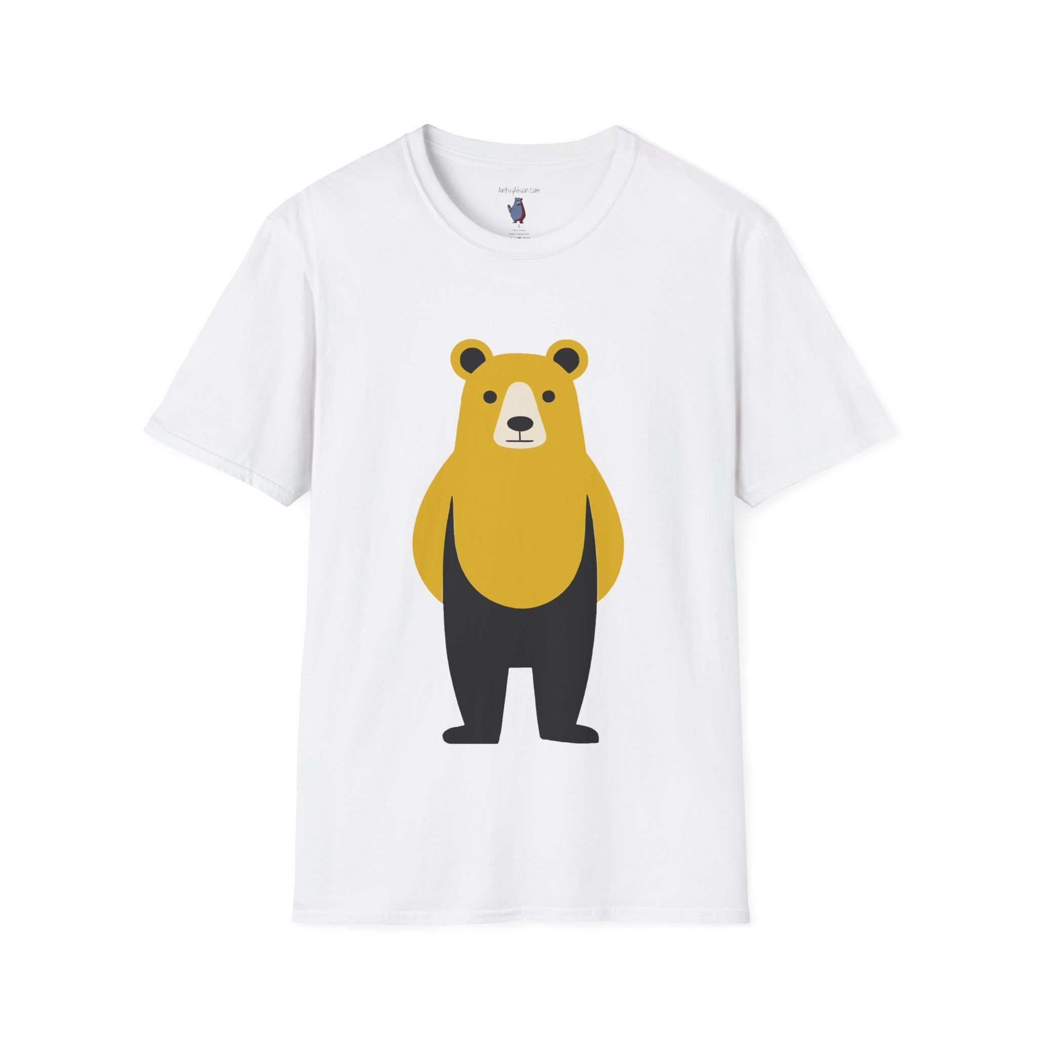 Muscle Bear Graphic Art - 100% Cotton T-Shirt