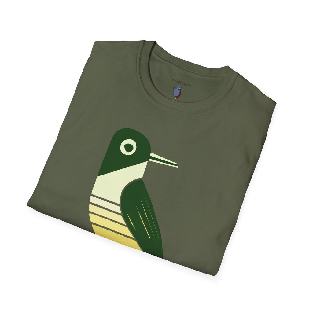Mr. GreenJeans Bird Graphic Art Tee - 100% Cotton T-Shirt