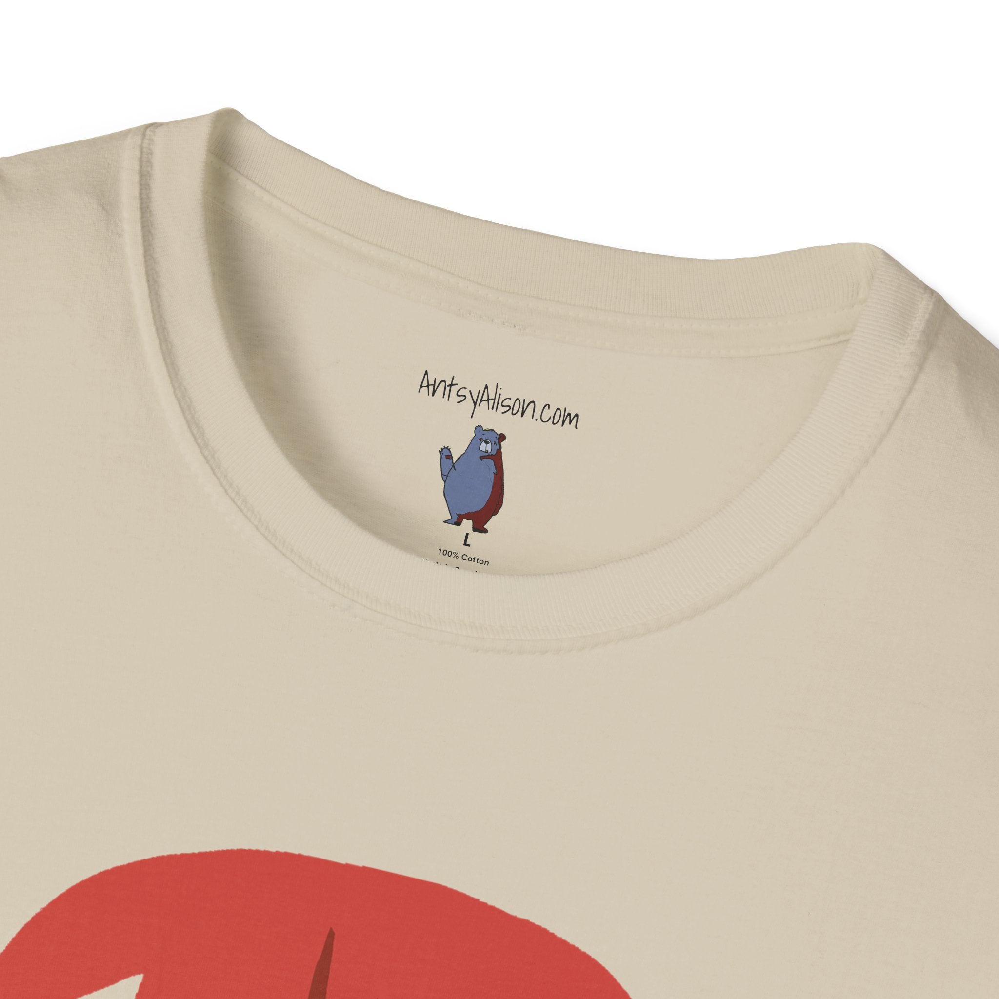 Scrappy Little Dog Graphic Art Tee - 100% Cotton T-Shirt
